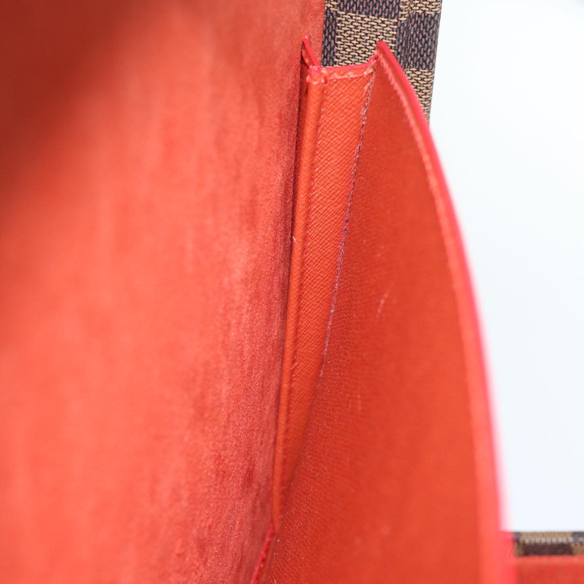 LOUIS VUITTON Damier Ebene Attache Case Hand Bag LV Auth 74042SM