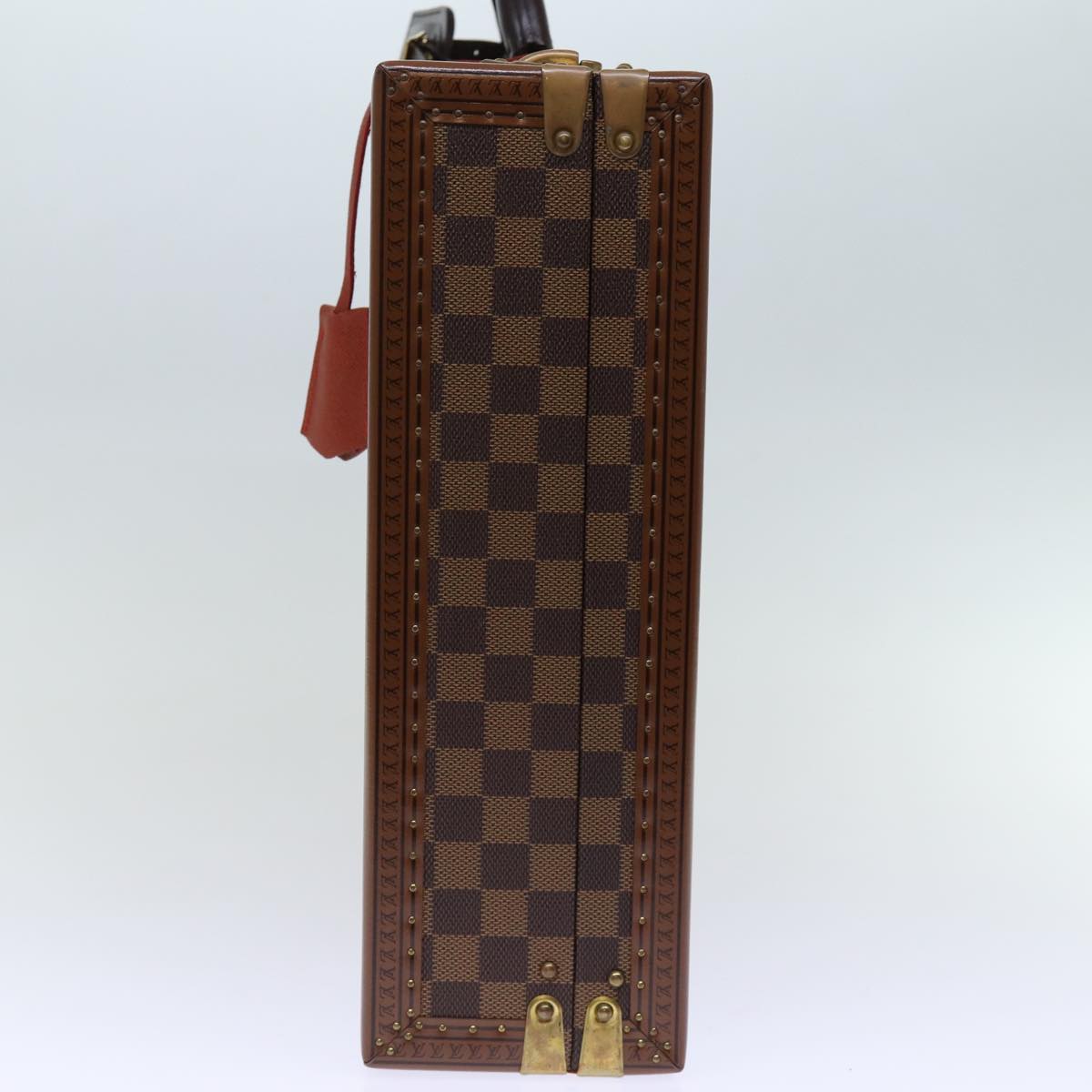 LOUIS VUITTON Damier Ebene Attache Case Hand Bag LV Auth 74042SM