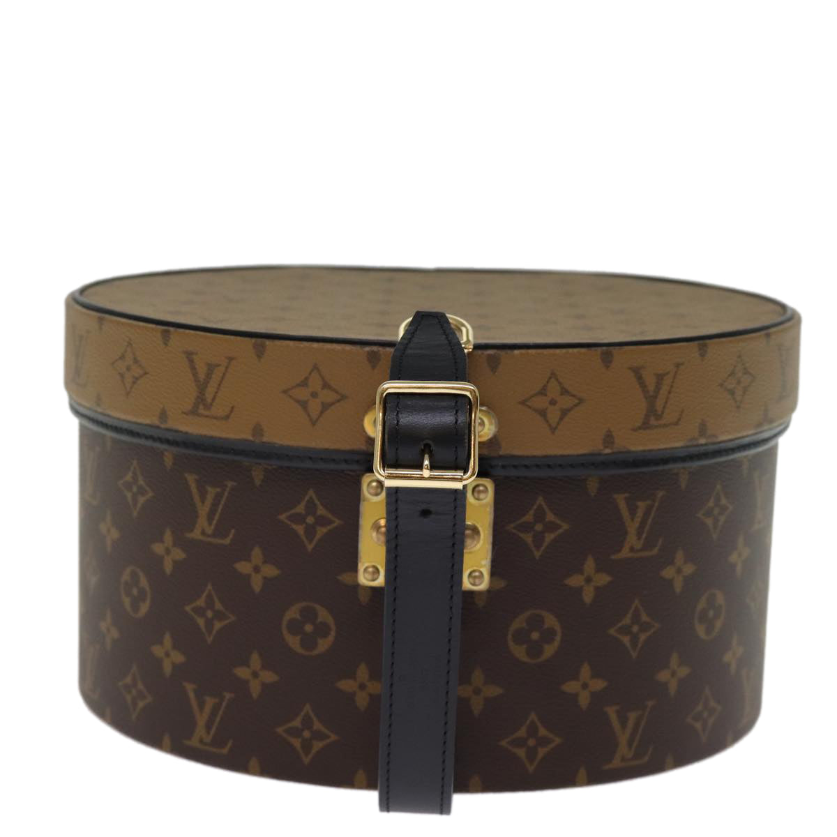 LOUIS VUITTON Monogram Reverse Boite Chapeau 30 Hand Bag M20084 LV Auth 74280S