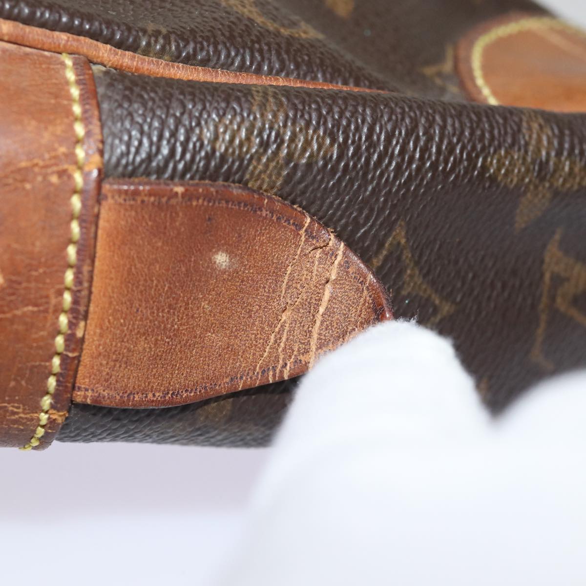 LOUIS VUITTON Monogram Compiegne 28 Clutch Bag M51845 LV Auth 74301