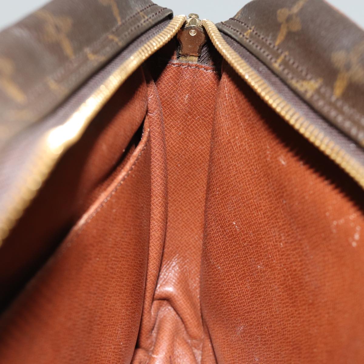 LOUIS VUITTON Monogram Compiegne 28 Clutch Bag M51845 LV Auth 74301