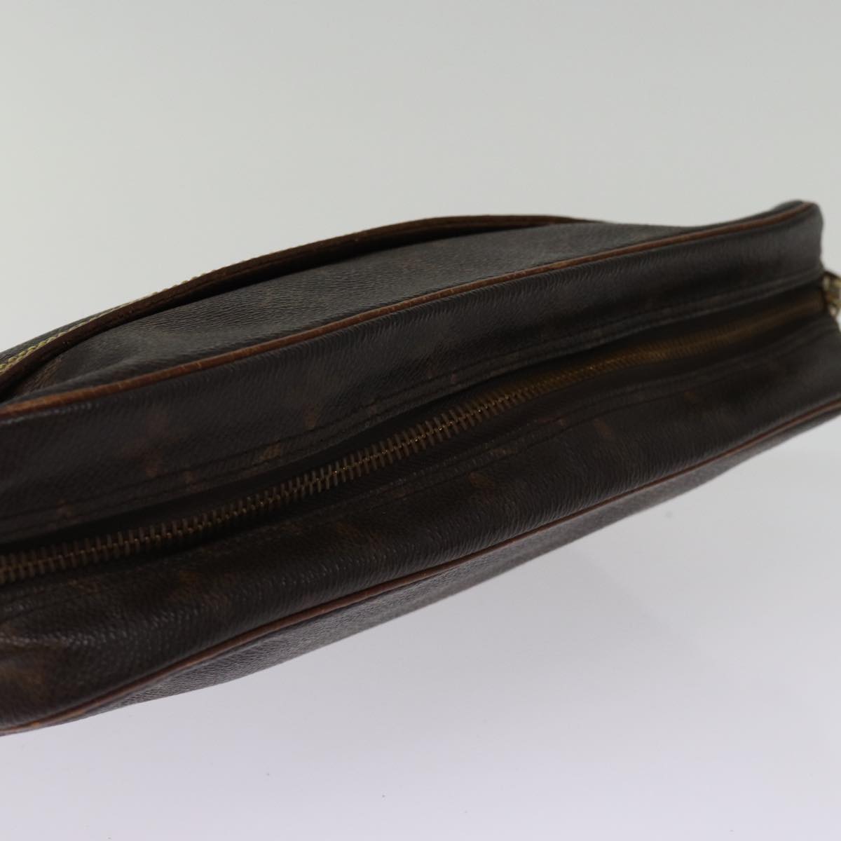 LOUIS VUITTON Monogram Compiegne 28 Clutch Bag M51845 LV Auth 74301