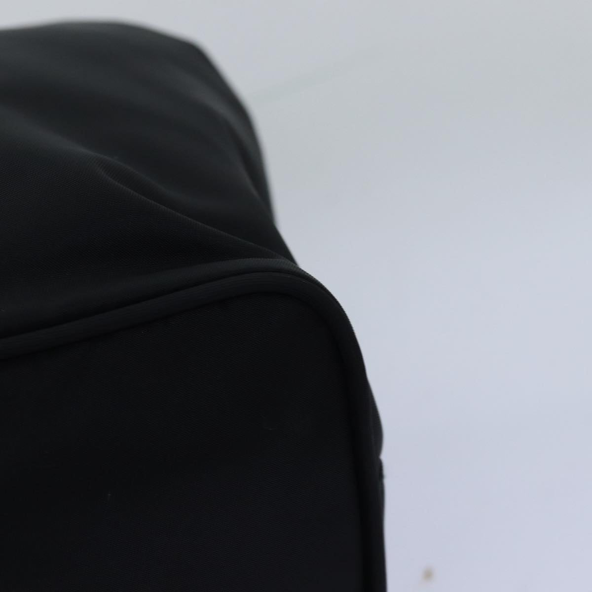 PRADA Chain Shoulder Bag Nylon Black Auth 74455AM