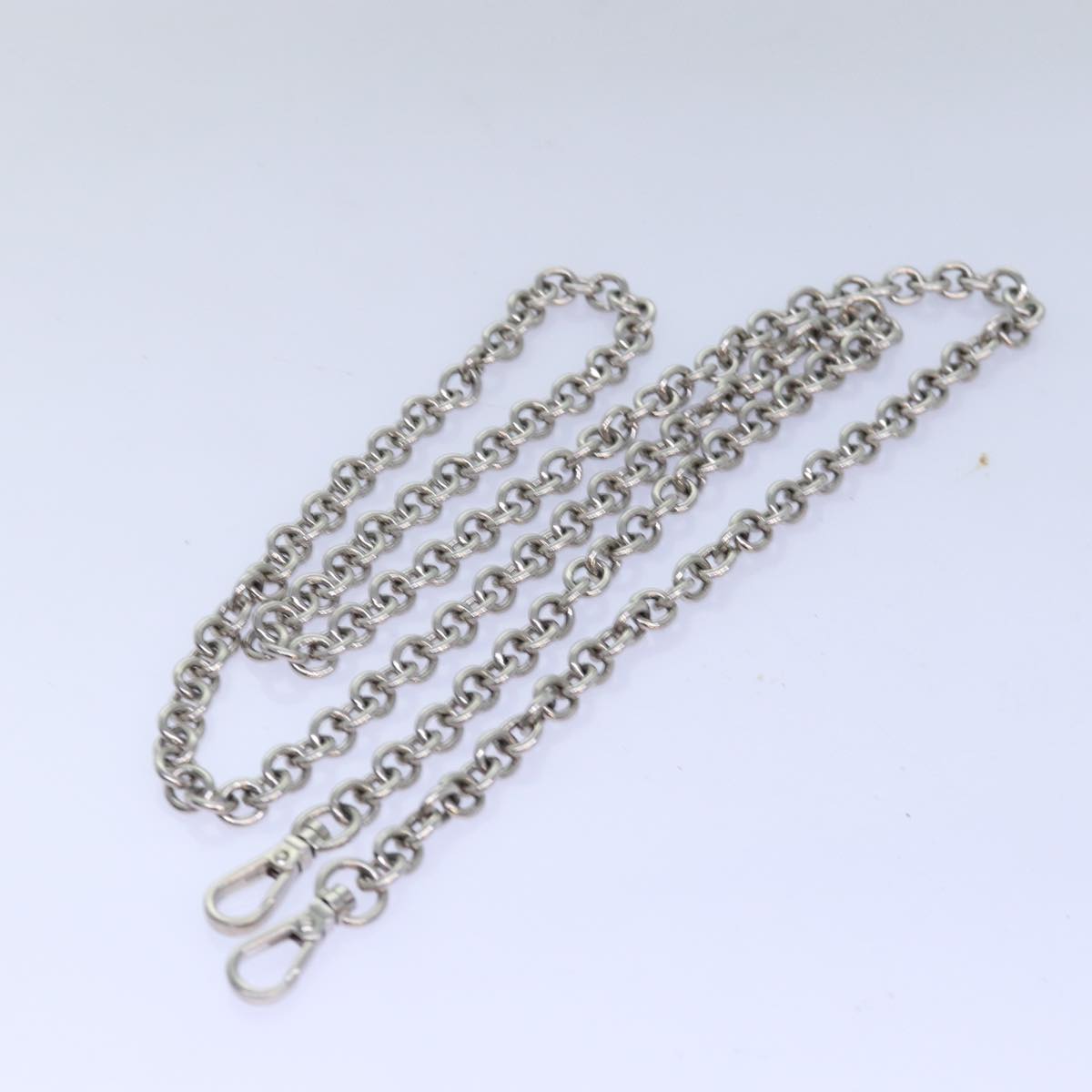 PRADA Chain Shoulder Bag Nylon Black Auth 74455AM