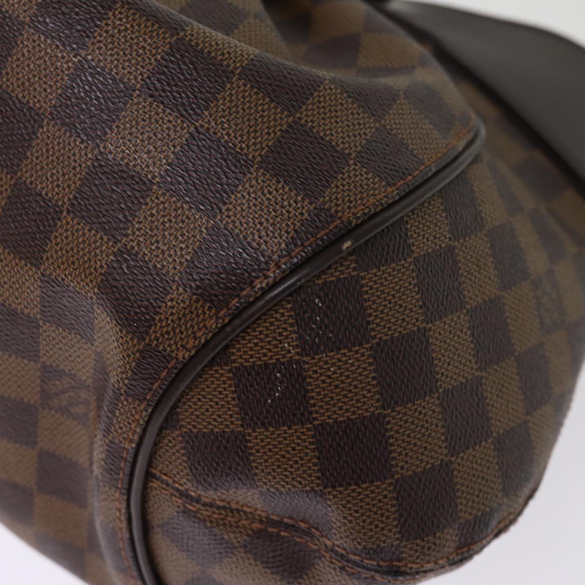 LOUIS VUITTON Damier Ebene Sistina MM Shoulder Bag N41541 LV Auth 74568A