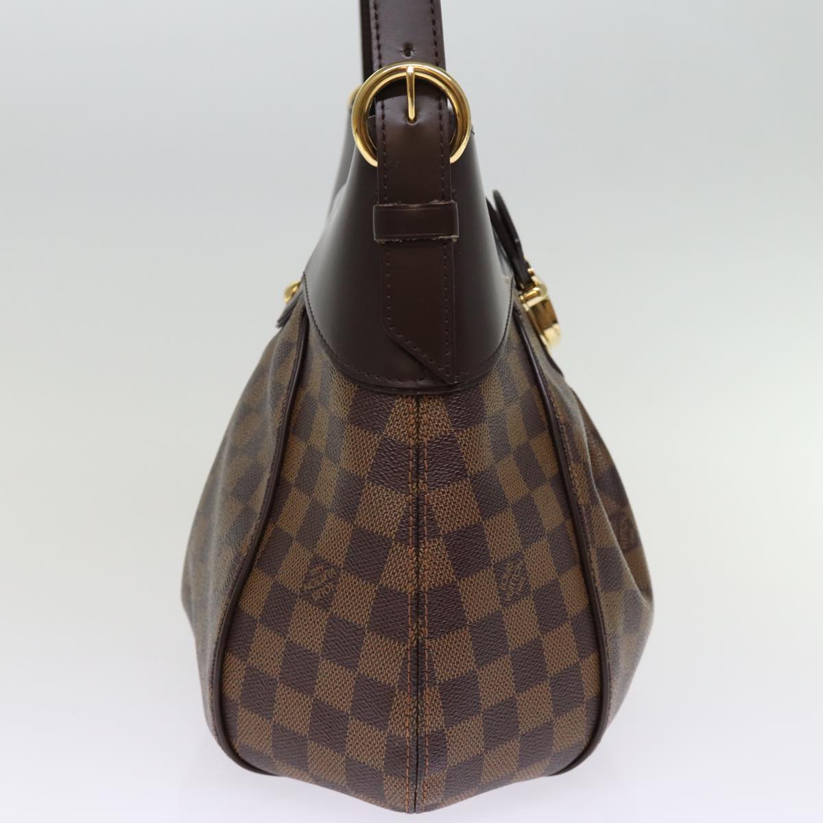 LOUIS VUITTON Damier Ebene Sistina MM Shoulder Bag N41541 LV Auth 74568A