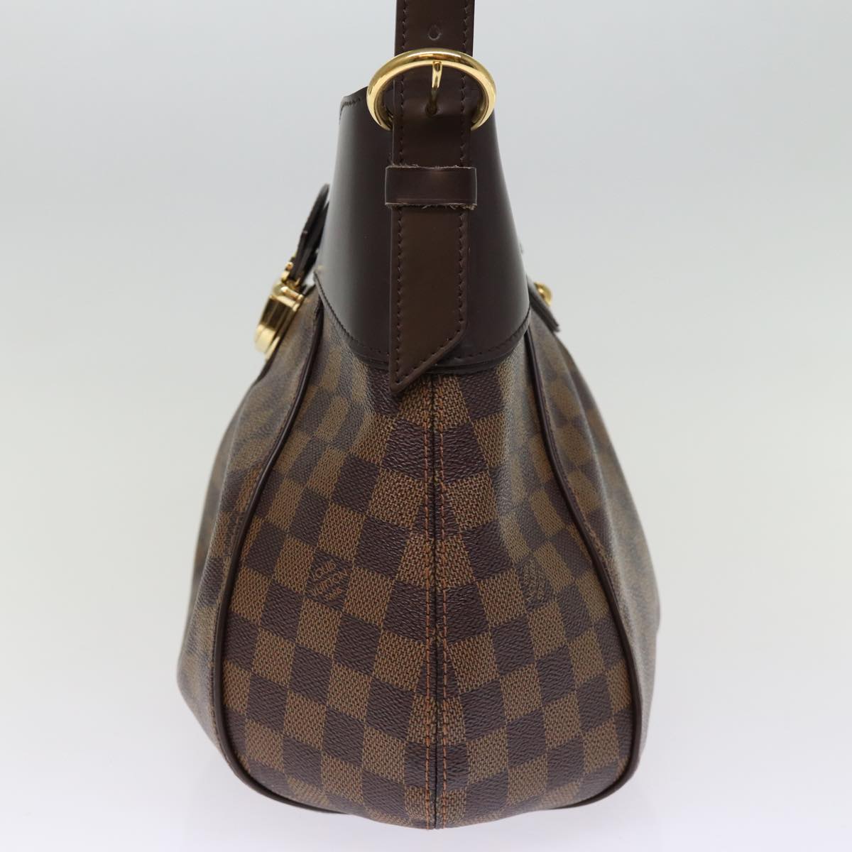 LOUIS VUITTON Damier Ebene Sistina MM Shoulder Bag N41541 LV Auth 74568A