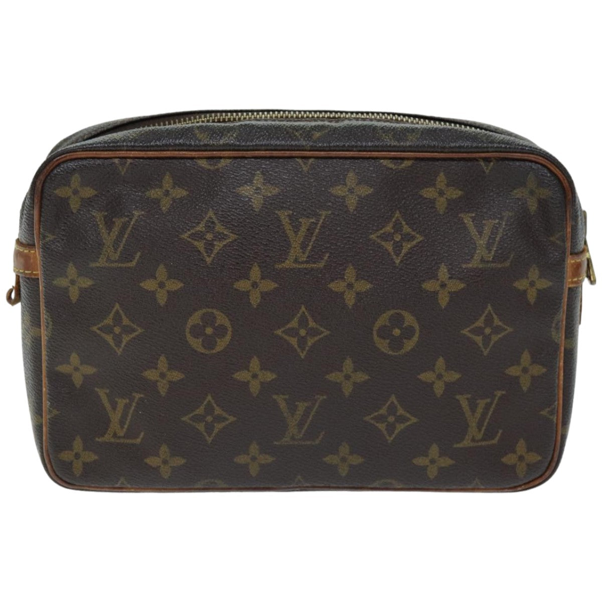 LOUIS VUITTON Monogram Compiegne 23 Clutch Bag M51847 LV Auth 74580