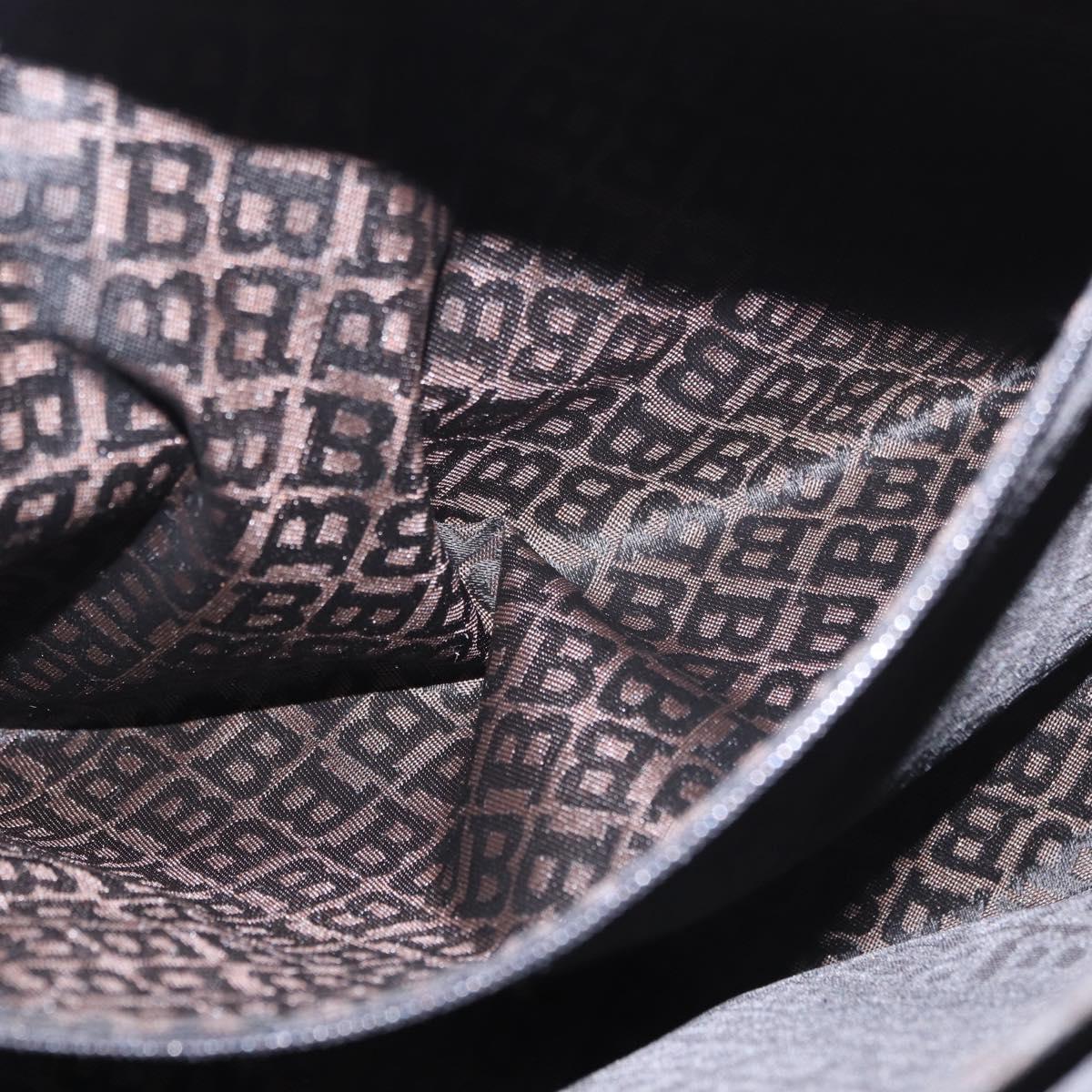 BALLY Shoulder Bag Nylon Brown Auth 74608