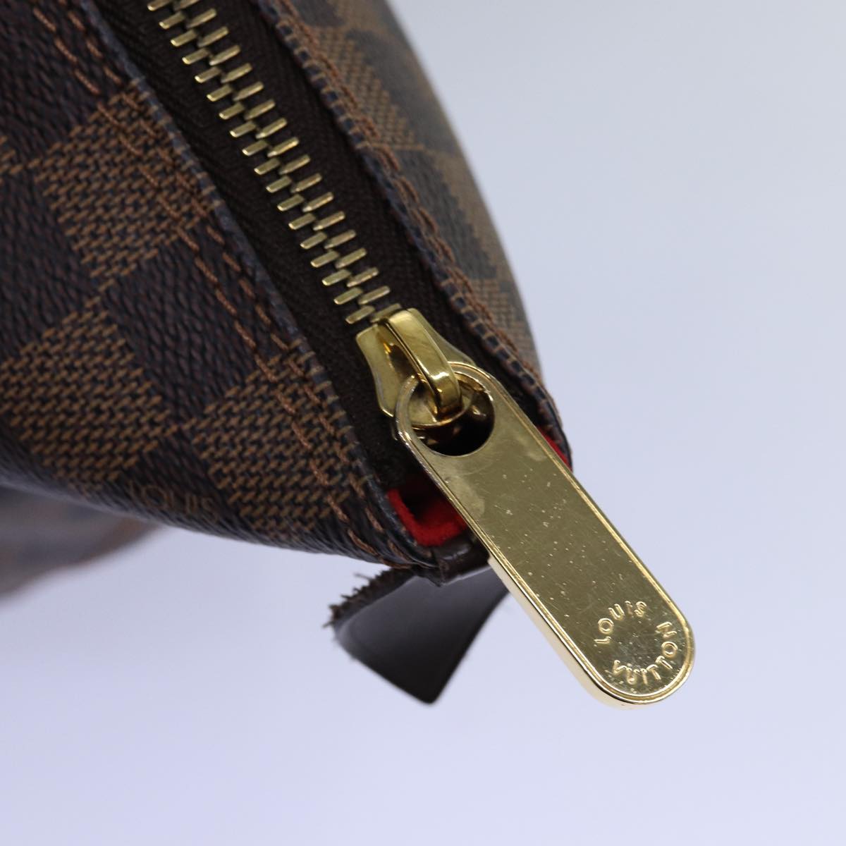 LOUIS VUITTON Damier Ebene Saleya PM Tote Bag N51183 LV Auth 74702SAV