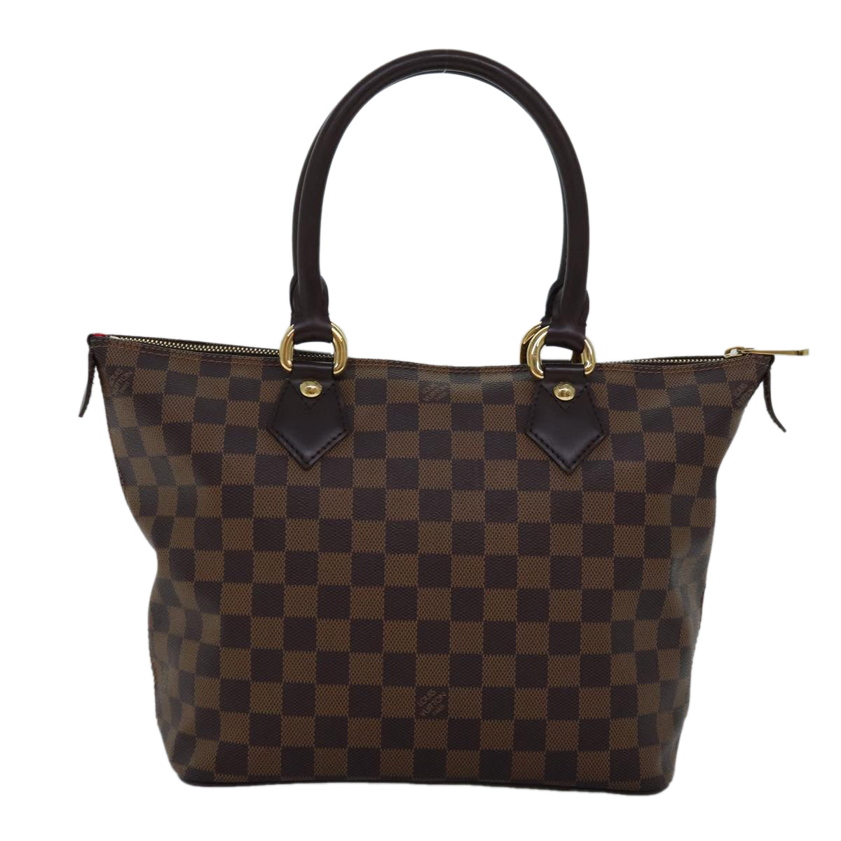 LOUIS VUITTON Damier Ebene Saleya PM Tote Bag N51183 LV Auth 74702SAV