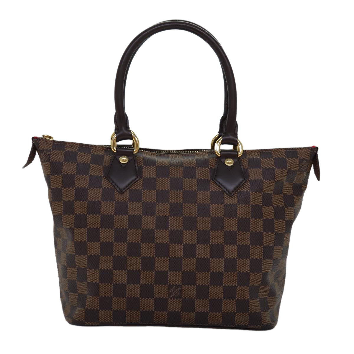 LOUIS VUITTON Damier Ebene Saleya PM Tote Bag N51183 LV Auth 74702SAV