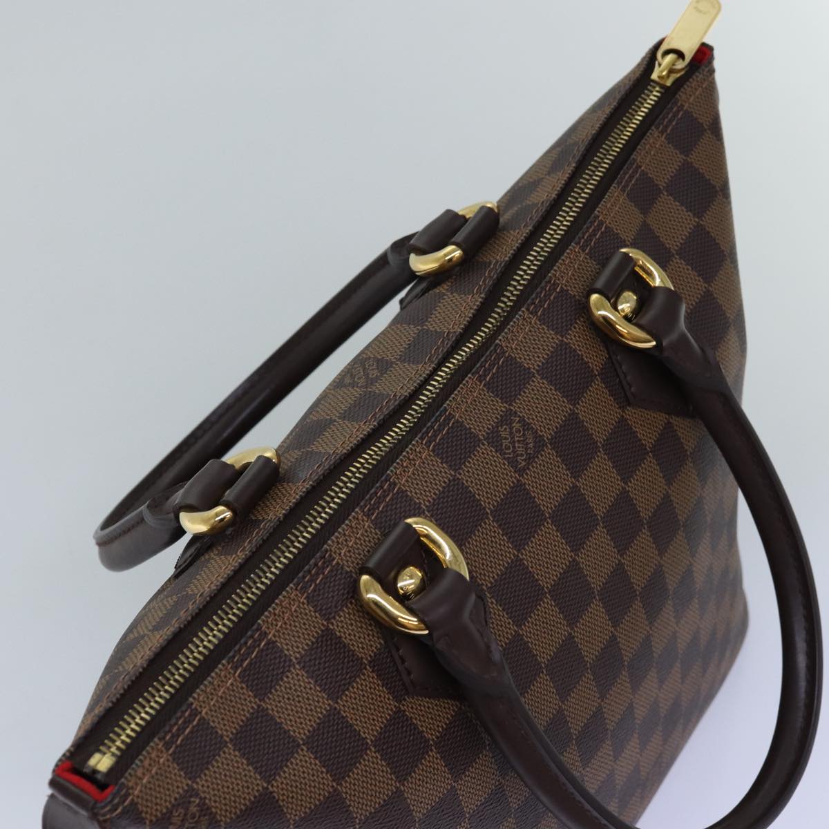 LOUIS VUITTON Damier Ebene Saleya PM Tote Bag N51183 LV Auth 74702SAV