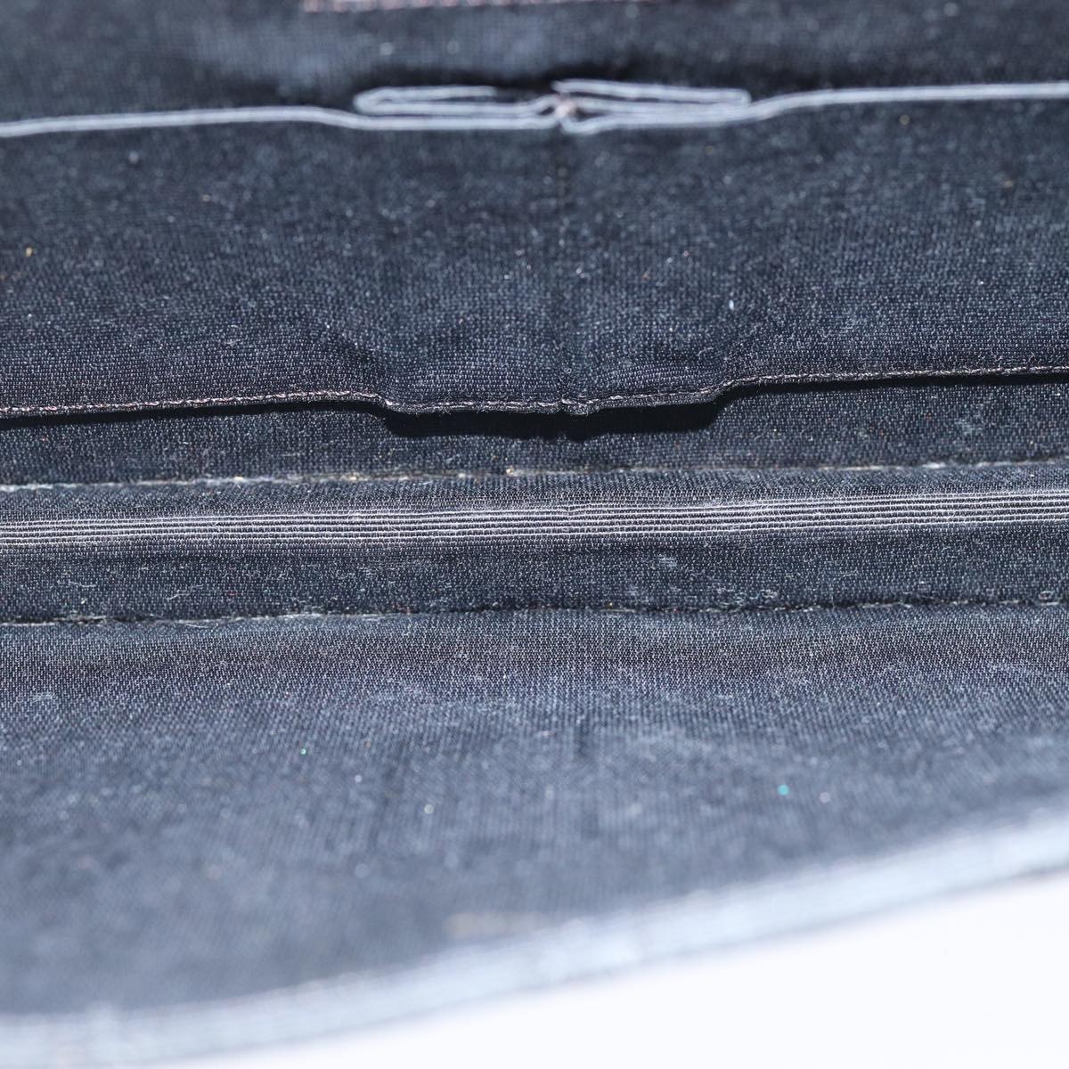 CHANEL Matelasse Chain Shoulder Bag Satin Paris limited Black CC Auth 74757A