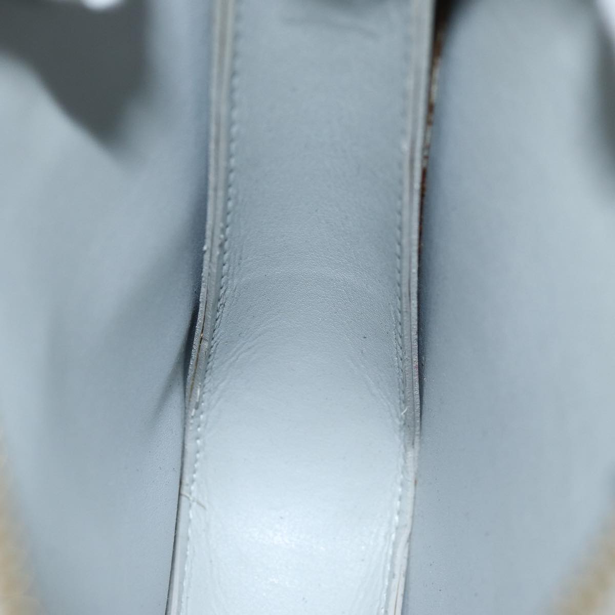 LOUIS VUITTON Monogram Vernis Motto Accessory Pouch Gris M91030 LV Auth 75041