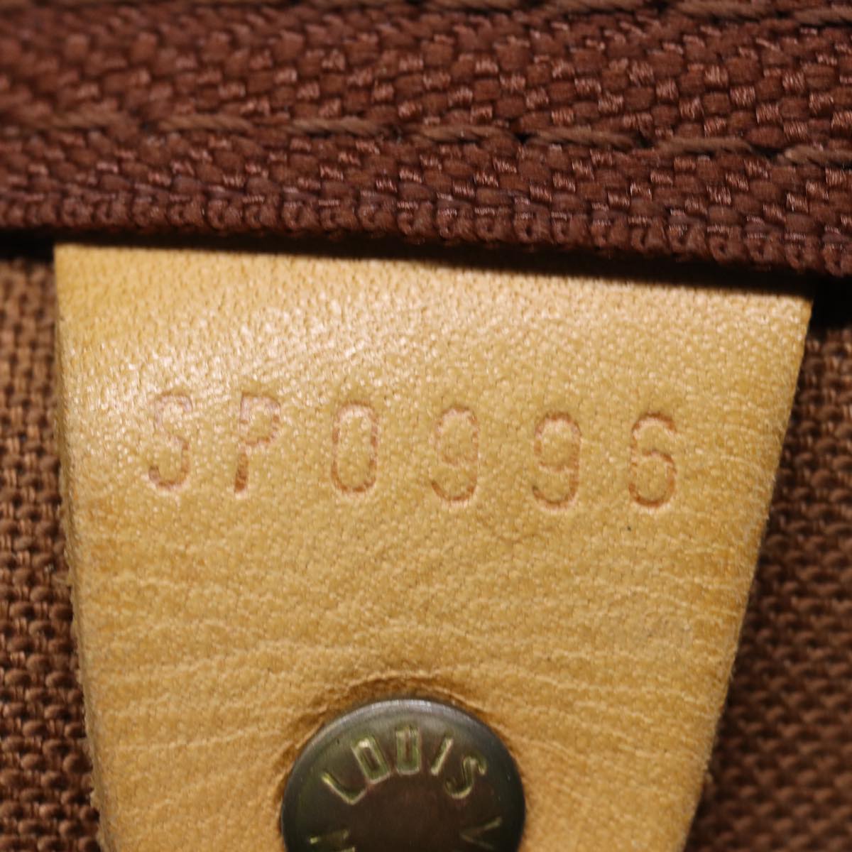 LOUIS VUITTON Damier Ebene Keepall 45 Boston Bag LV Auth 75198AV