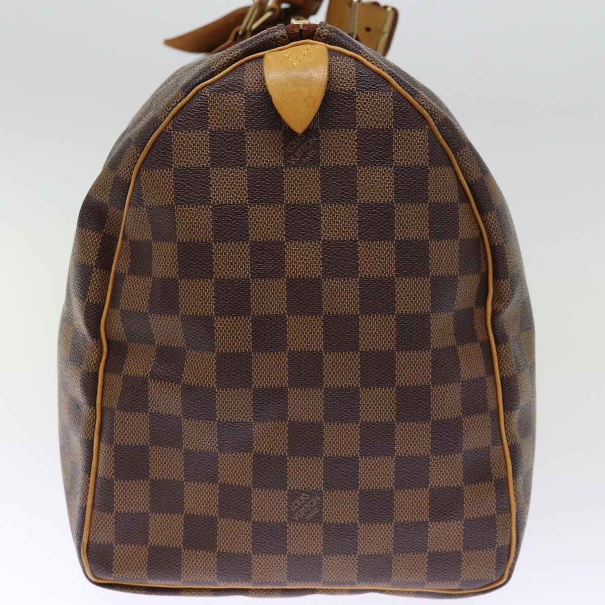 LOUIS VUITTON Damier Ebene Keepall 45 Boston Bag LV Auth 75198AV
