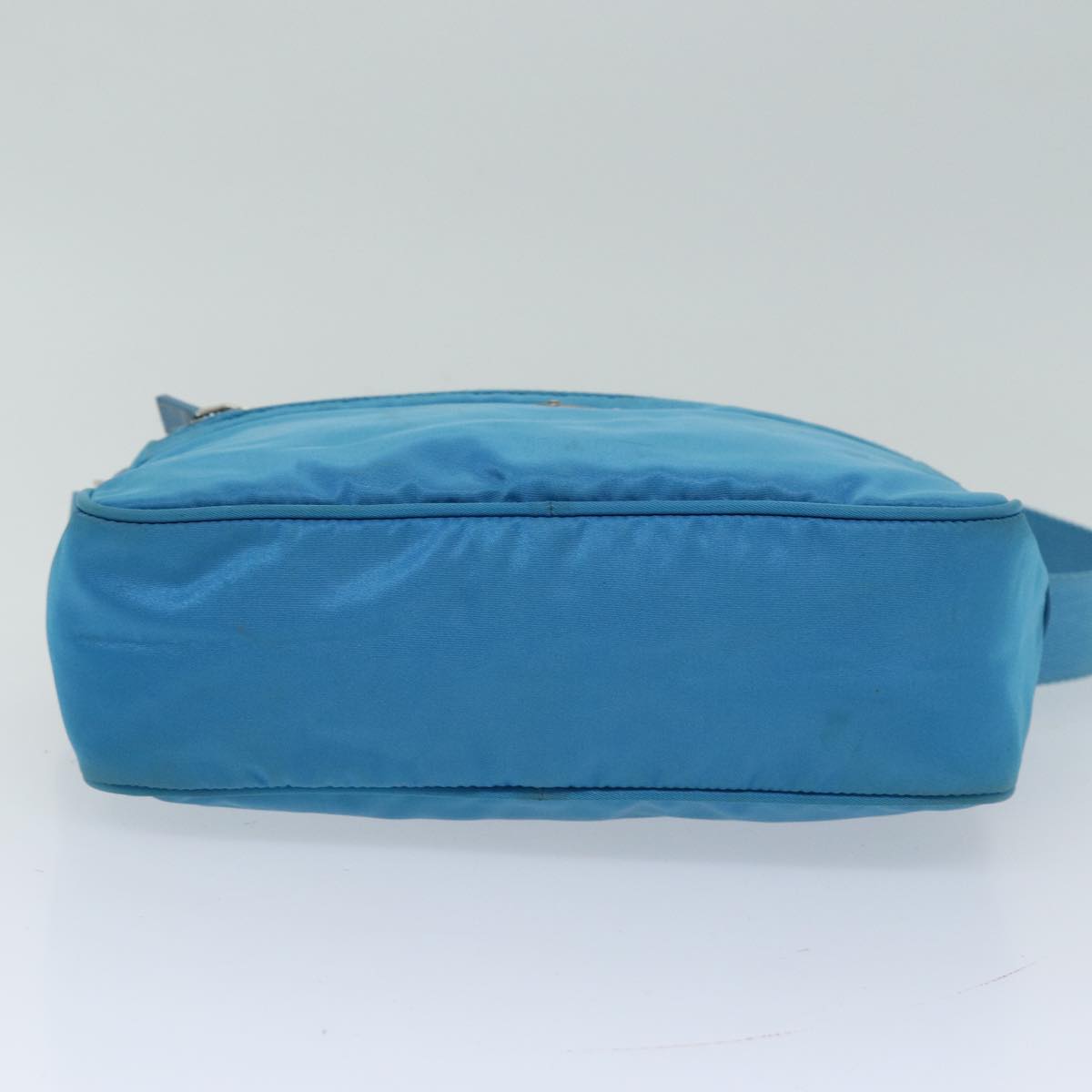 PRADA Shoulder Bag Nylon Light Blue Auth 75426V