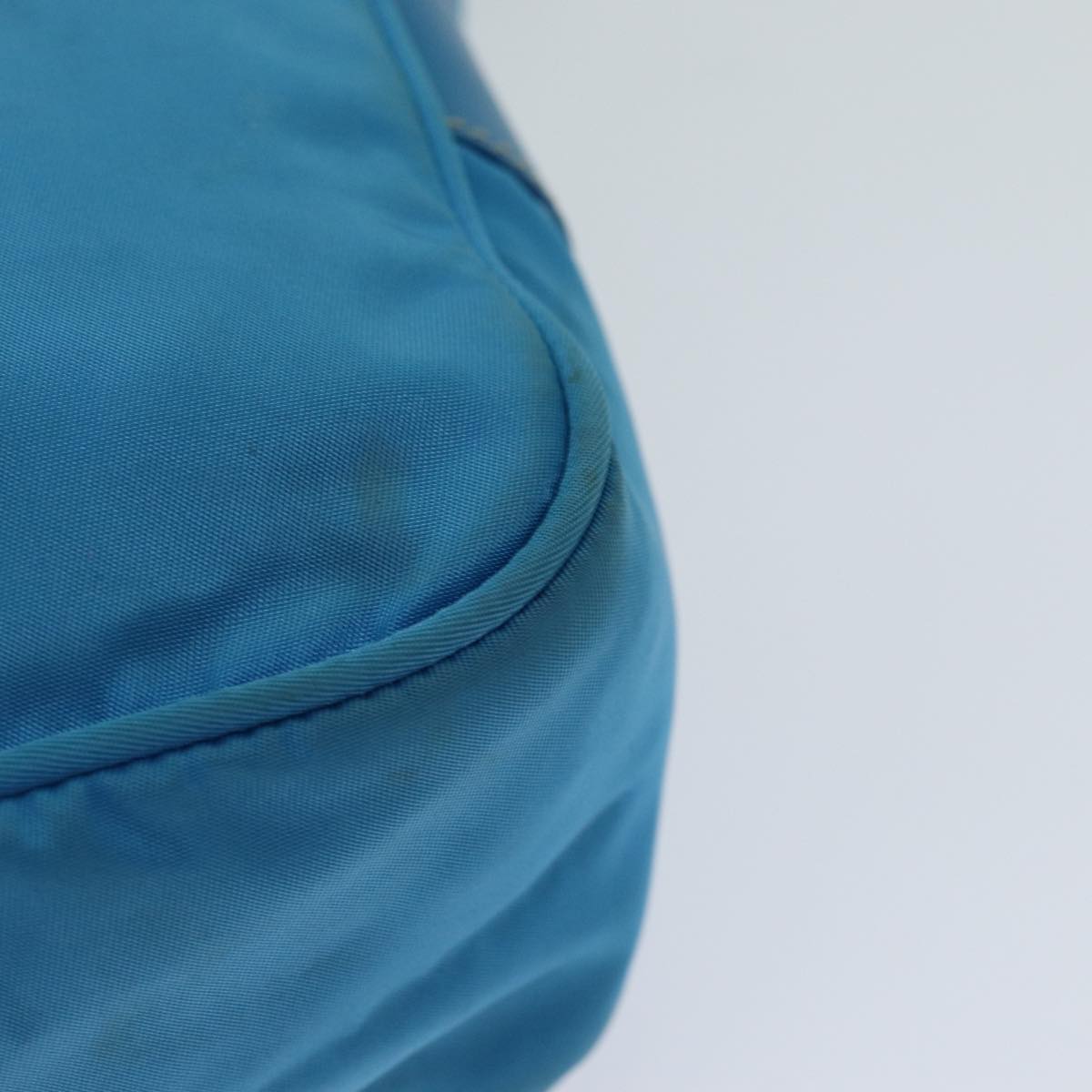 PRADA Shoulder Bag Nylon Light Blue Auth 75426V