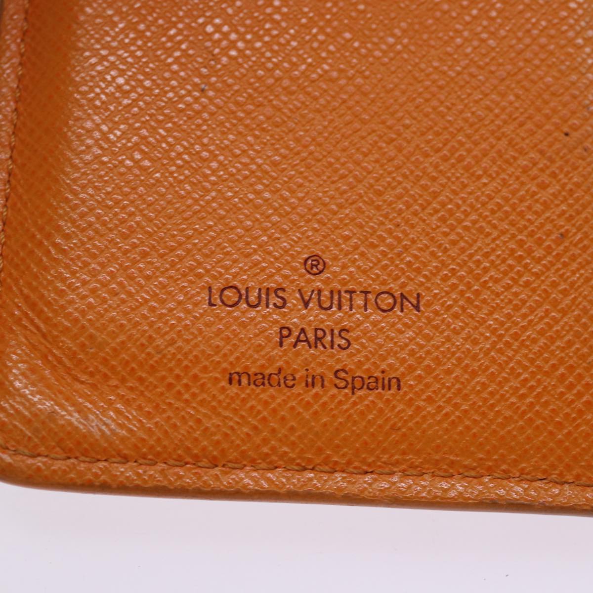 LOUIS VUITTON Epi Agenda PM Day Planner Cover Orange Mandarin R2005H Auth 75445A