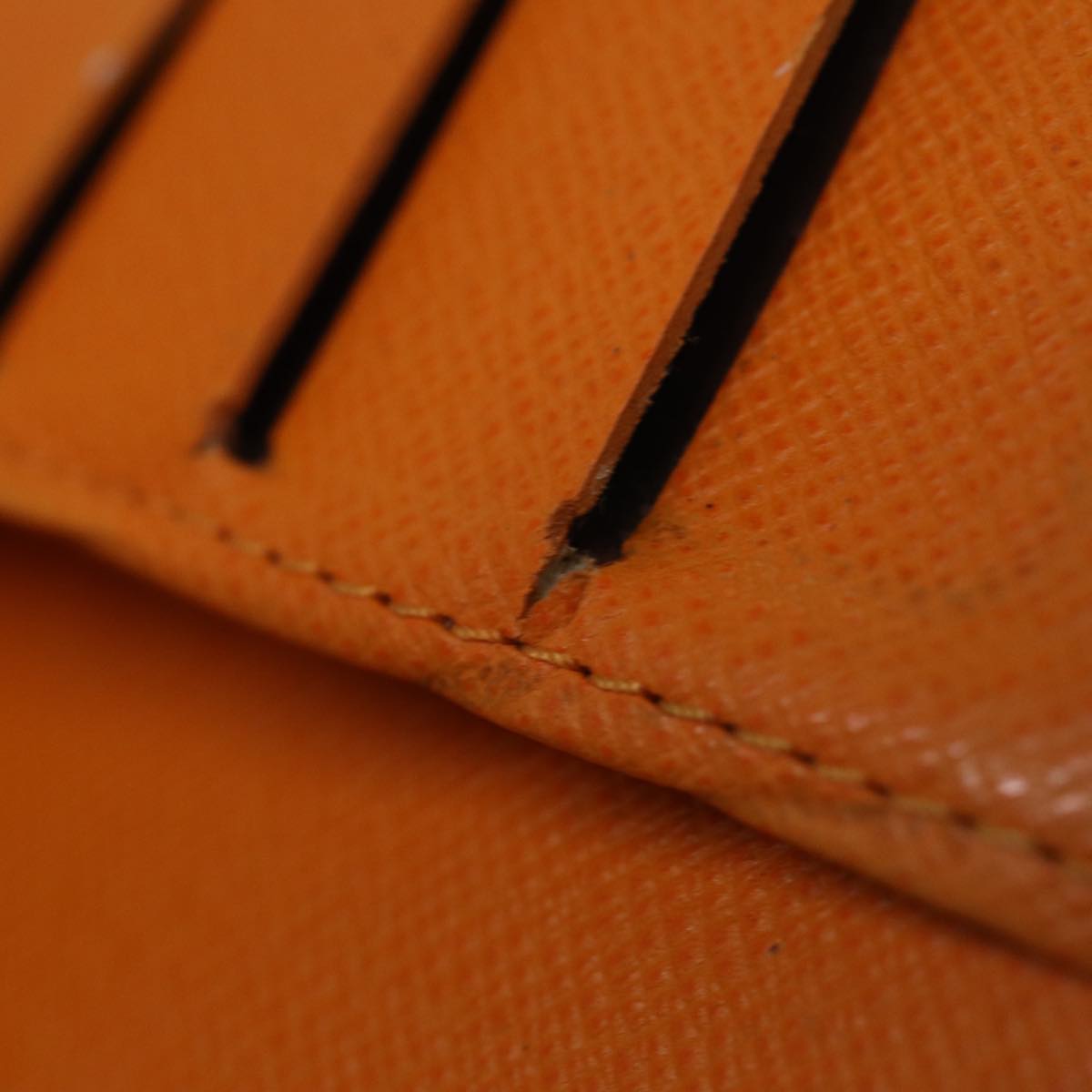 LOUIS VUITTON Epi Agenda PM Day Planner Cover Orange Mandarin R2005H Auth 75445A