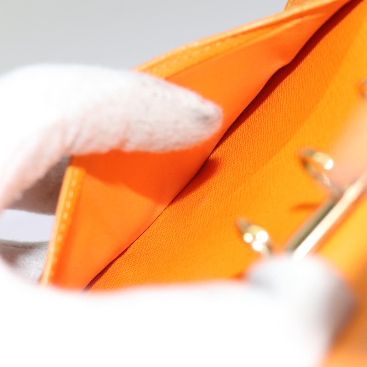 LOUIS VUITTON Epi Agenda PM Day Planner Cover Orange Mandarin R2005H Auth 75445A