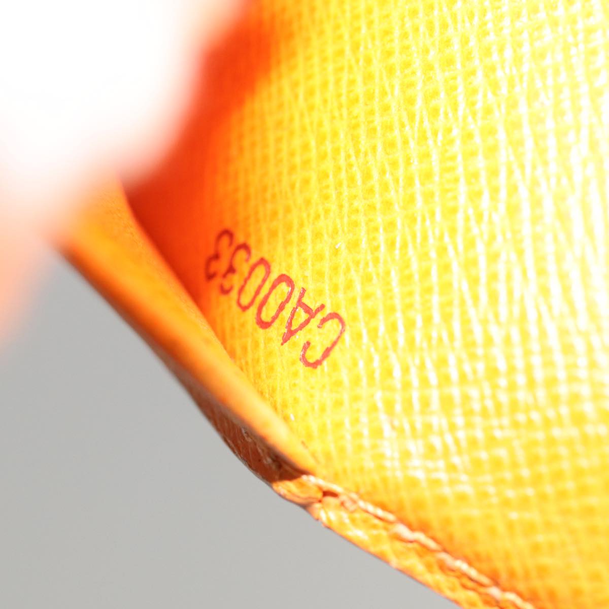 LOUIS VUITTON Epi Agenda PM Day Planner Cover Orange Mandarin R2005H Auth 75445A