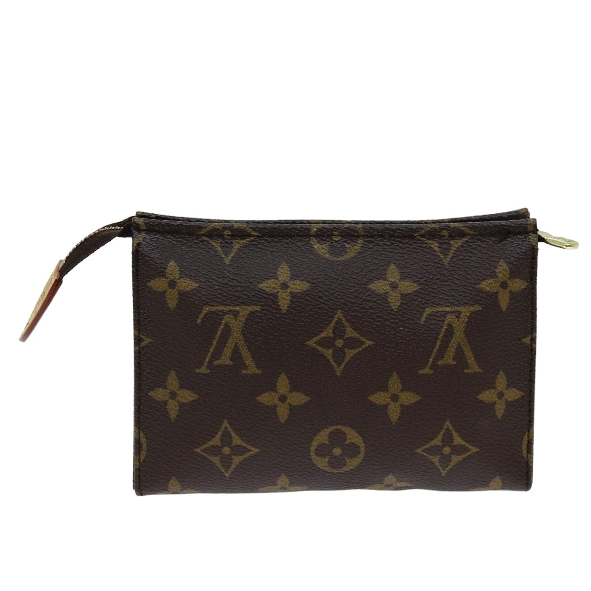 LOUIS VUITTON Monogram Poche Toilette 15 Pouch M47546 LV Auth 75701