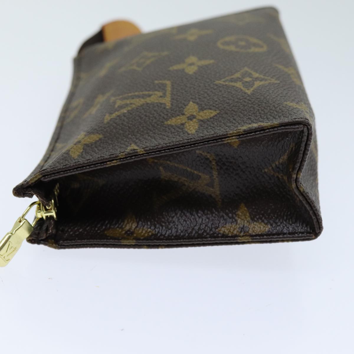 LOUIS VUITTON Monogram Poche Toilette 15 Pouch M47546 LV Auth 75701