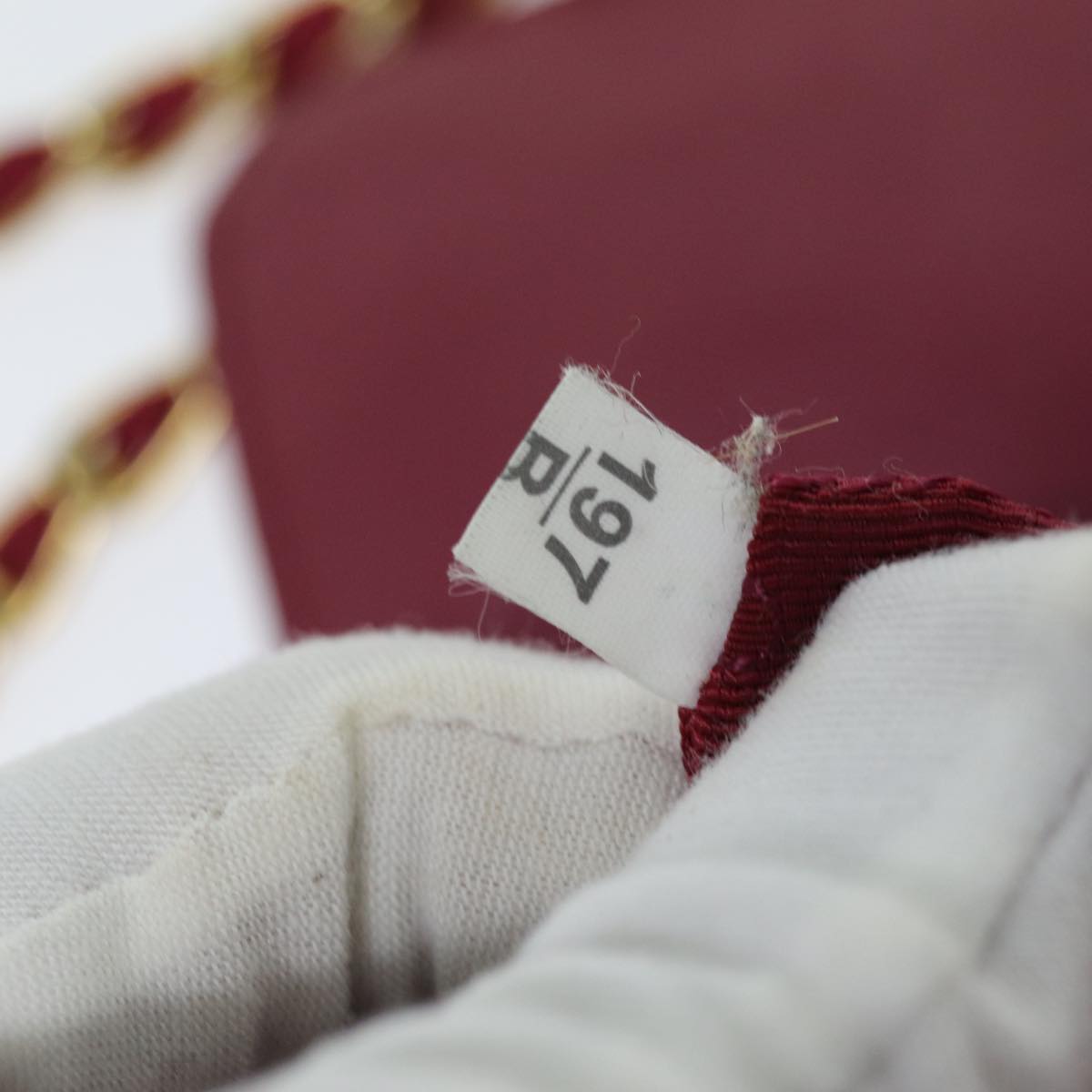 PRADA Chain Shoulder Bag Nylon Pink Auth 75800