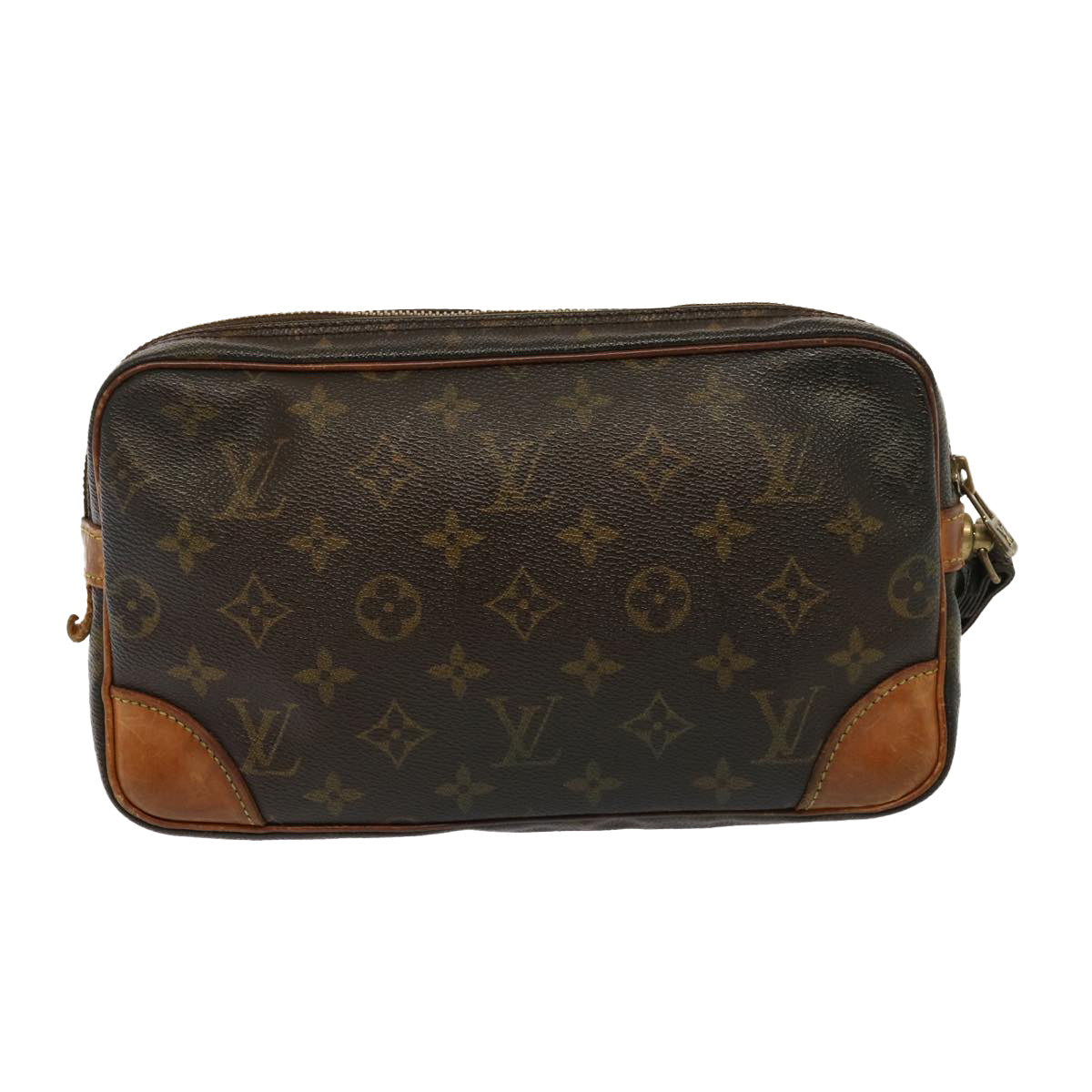 LOUIS VUITTON Monogram Marly Dragonne GM Clutch Bag M51825 LV Auth 76321