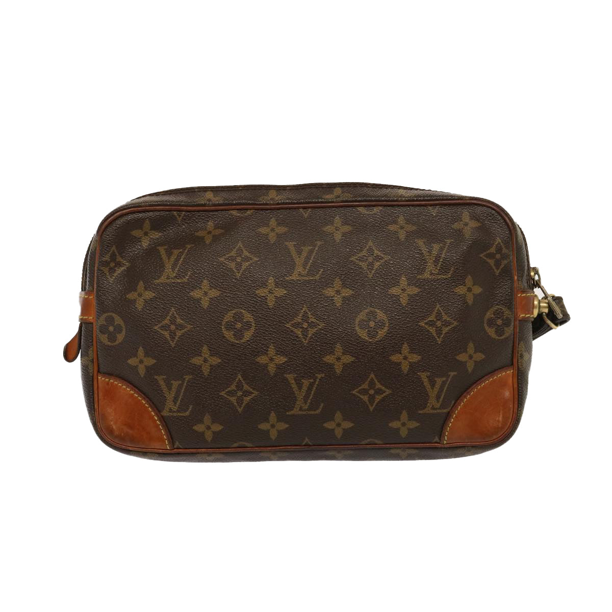 LOUIS VUITTON Monogram Marly Dragonne GM Clutch Bag M51825 LV Auth 76323