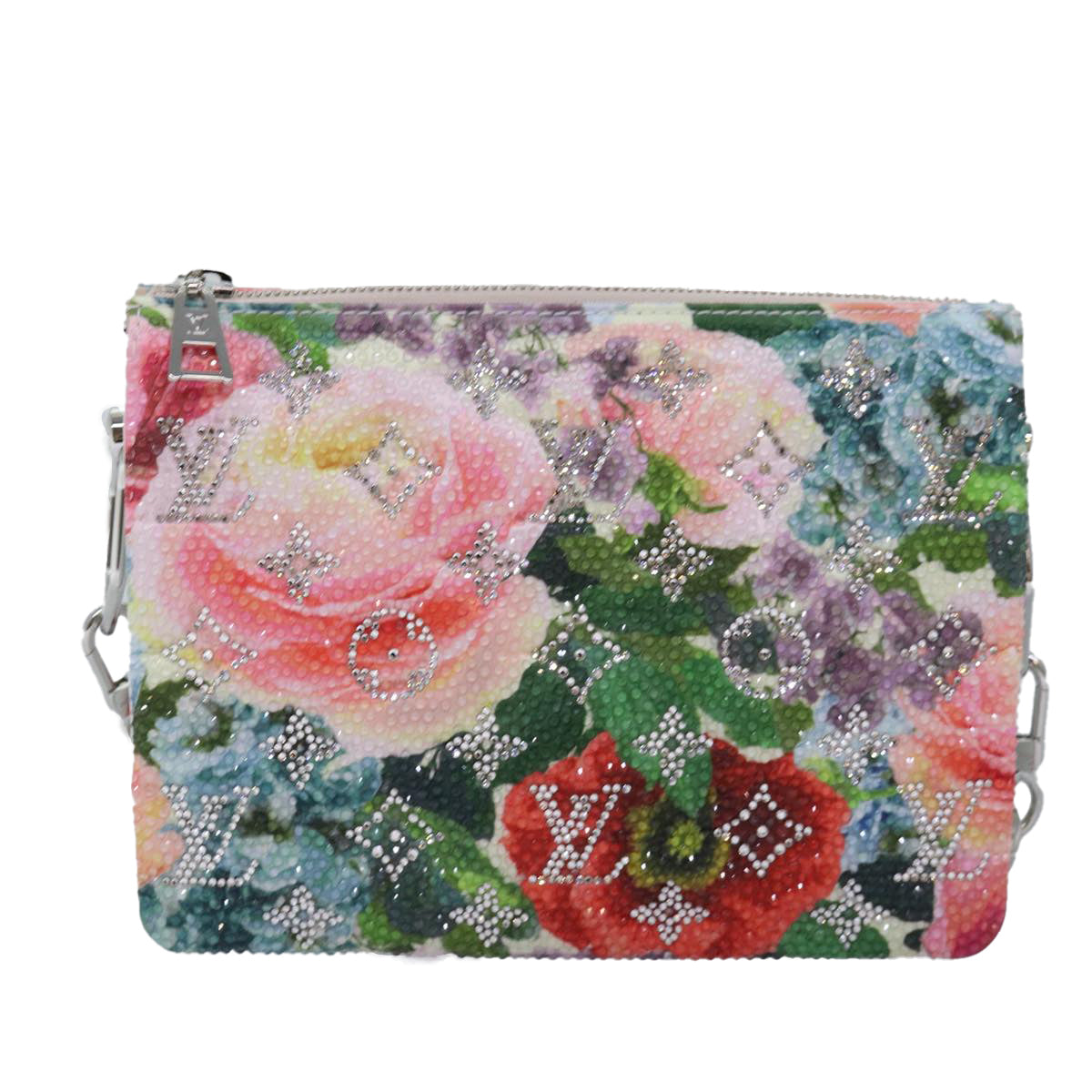 LOUIS VUITTON Monogram Flower Kussan BB Bag Multicolor M21157 LV Auth 76444SAM