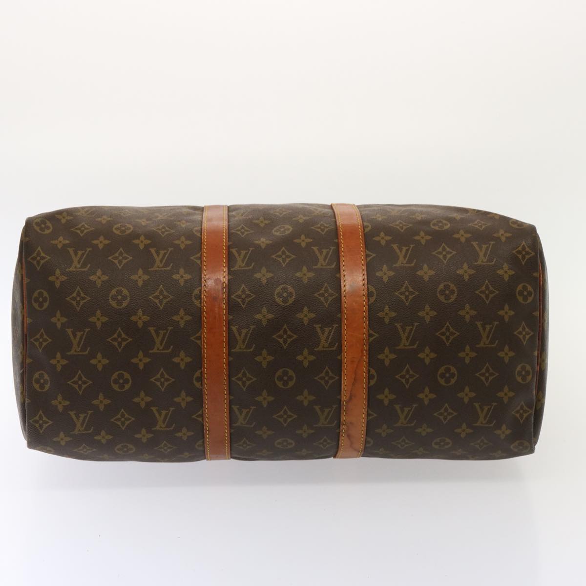 LOUIS VUITTON Monogram Keepall 50 Boston Bag M41426 LV Auth 76552