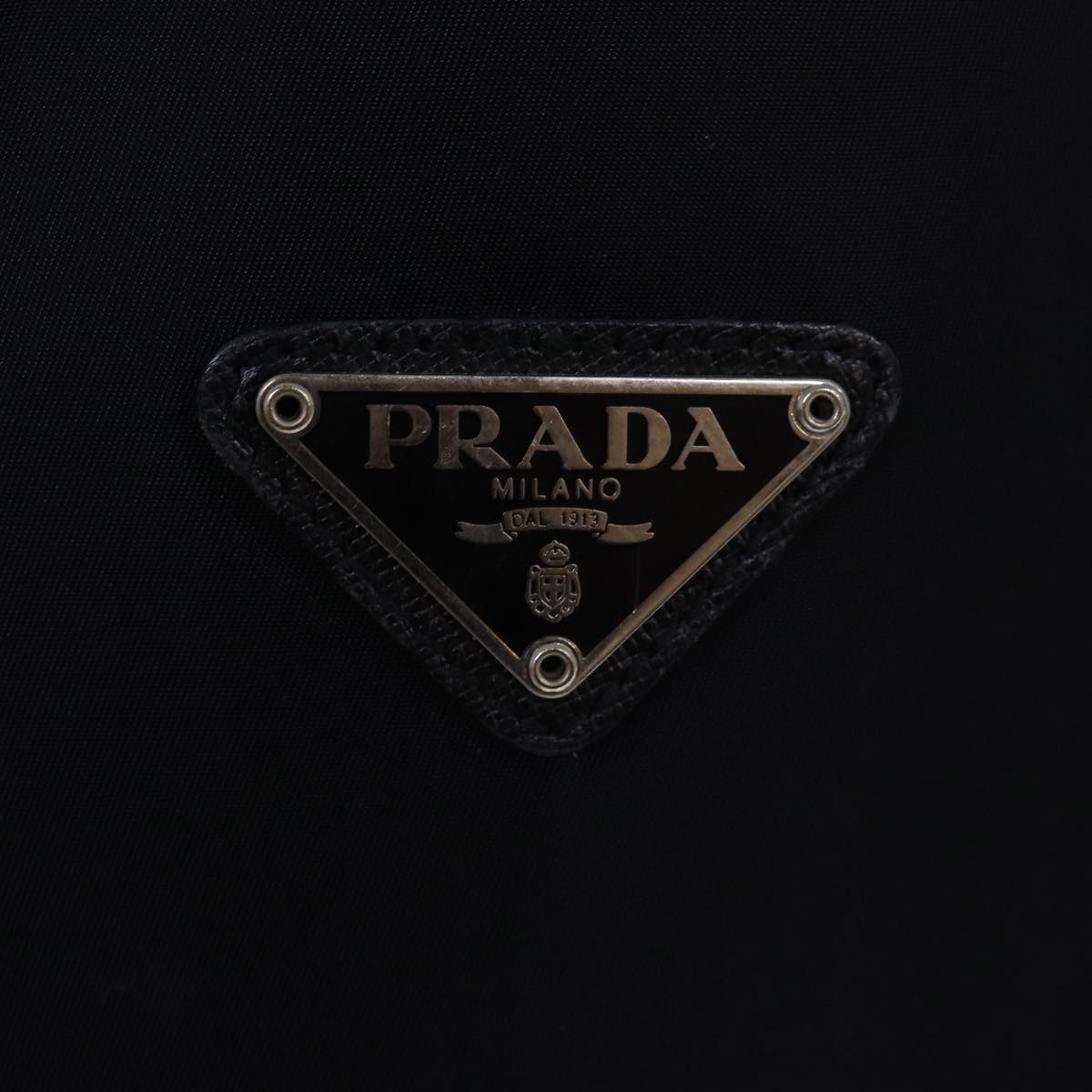 PRADA Backpack Nylon Black Auth 76576