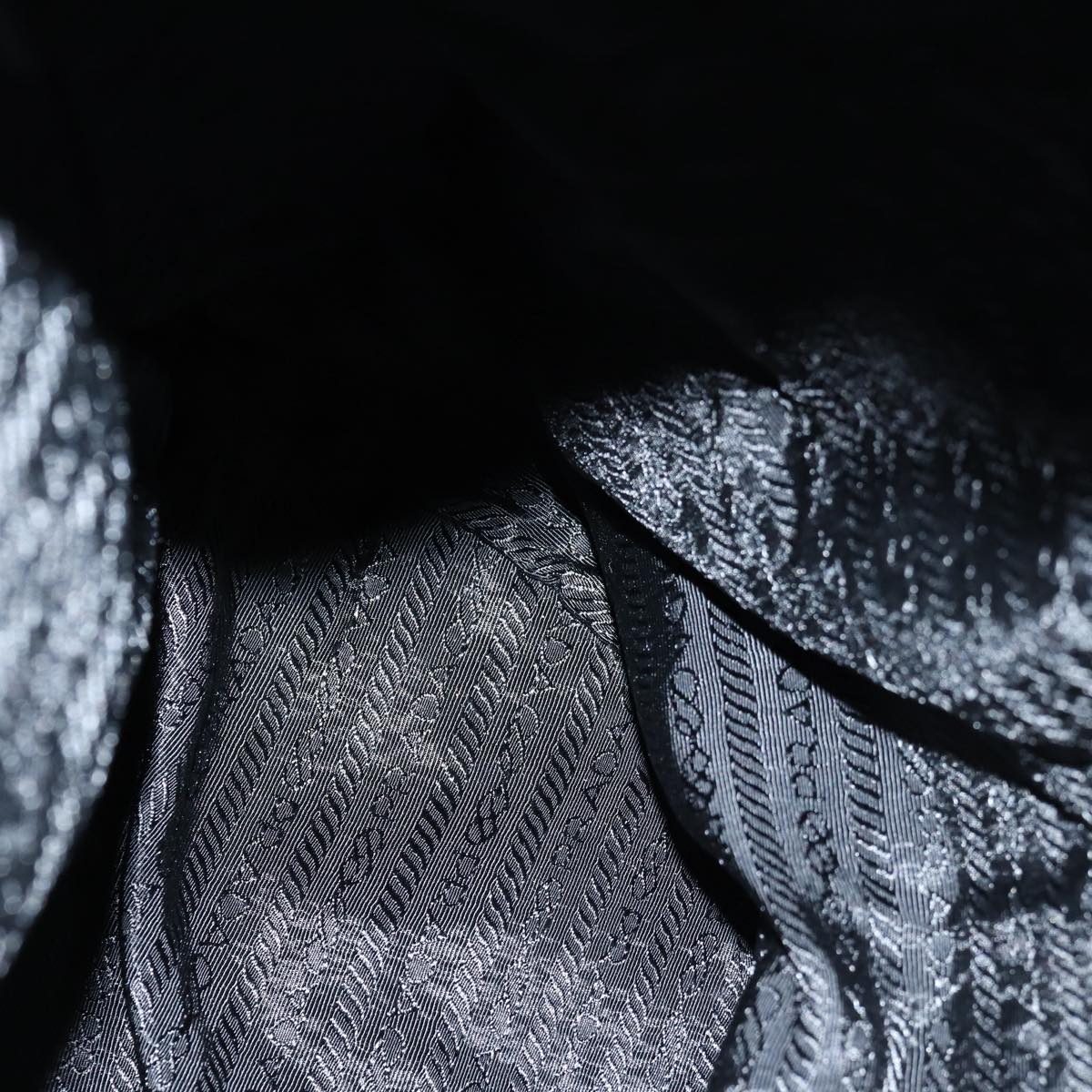 PRADA Backpack Nylon Black Auth 76576