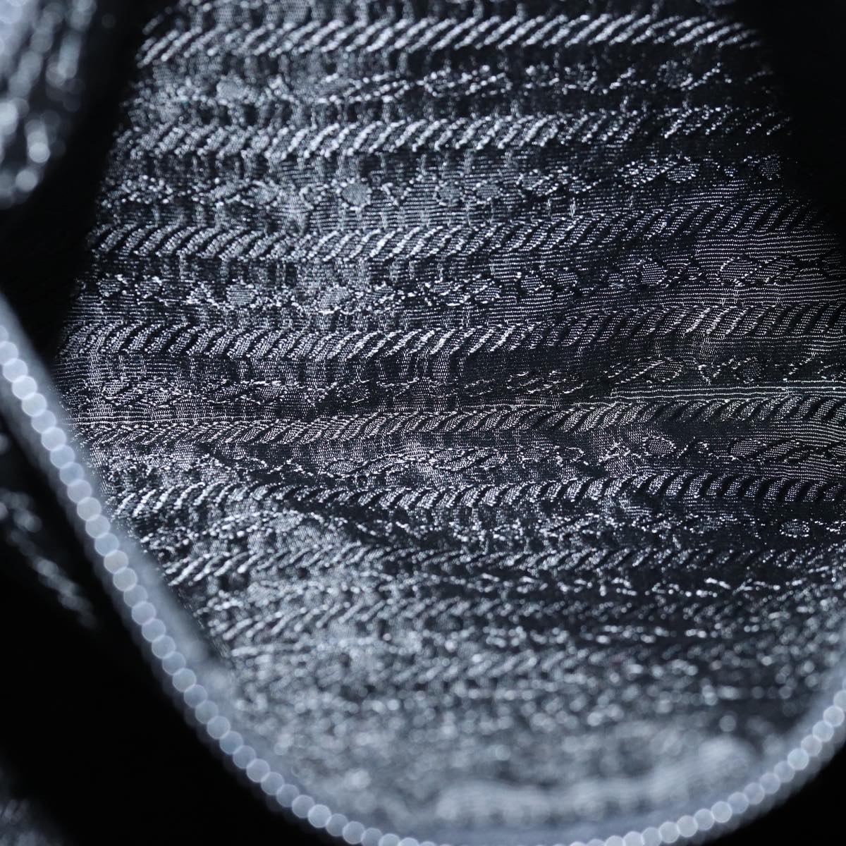 PRADA Backpack Nylon Black Auth 76576