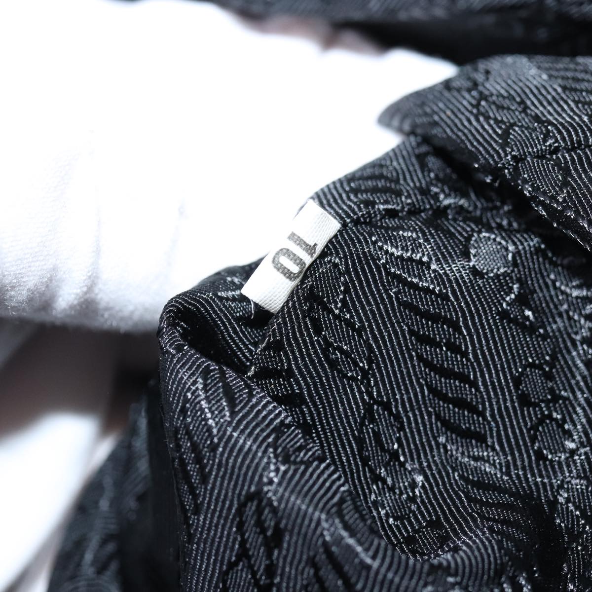 PRADA Backpack Nylon Black Auth 76576