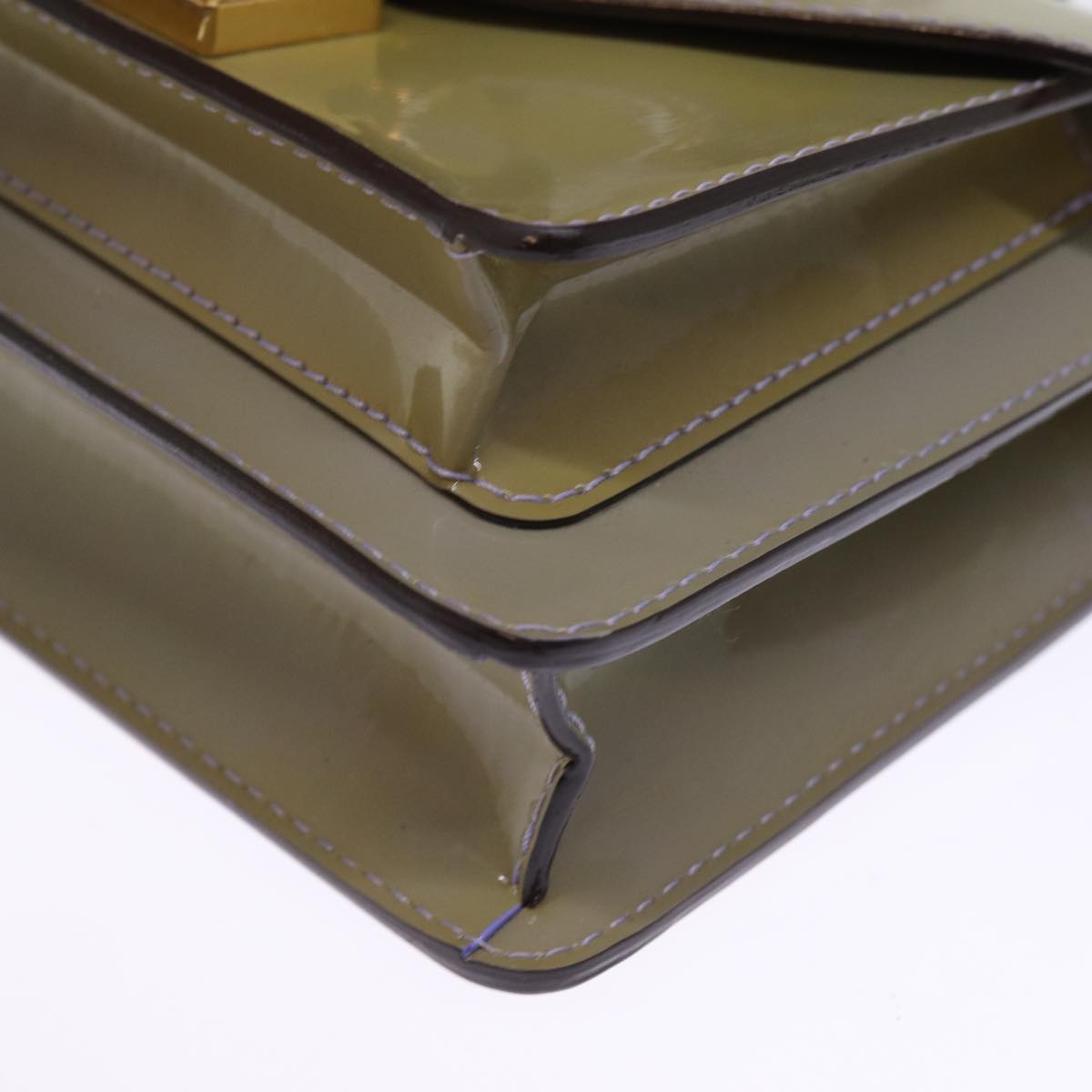 LOUIS VUITTON Monogram Vernis Monceau BB Hand Bag 2way Lila LV Auth 76912