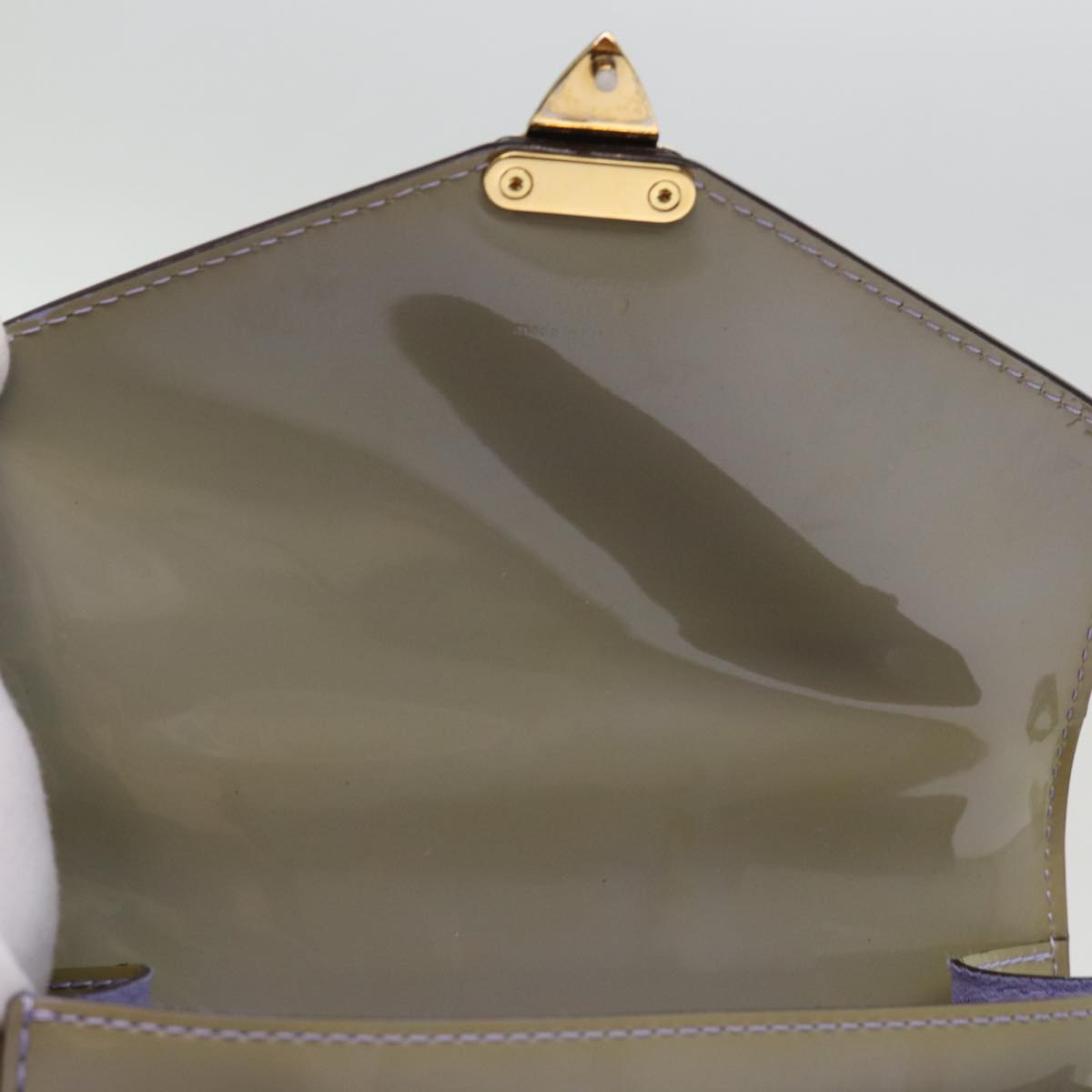 LOUIS VUITTON Monogram Vernis Monceau BB Hand Bag 2way Lila LV Auth 76912