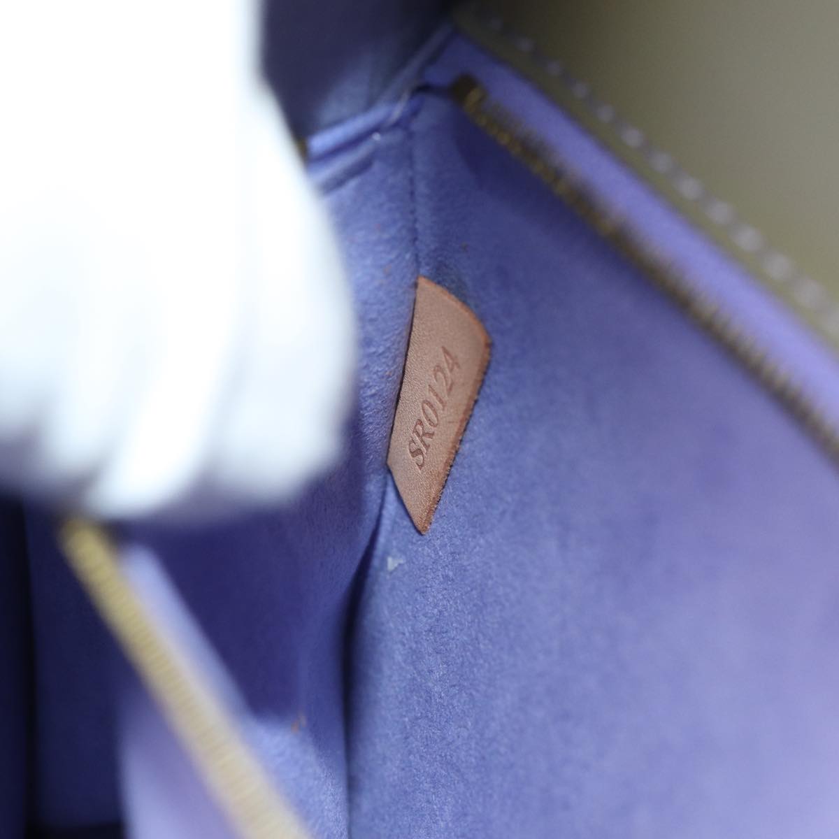 LOUIS VUITTON Monogram Vernis Monceau BB Hand Bag 2way Lila LV Auth 76912