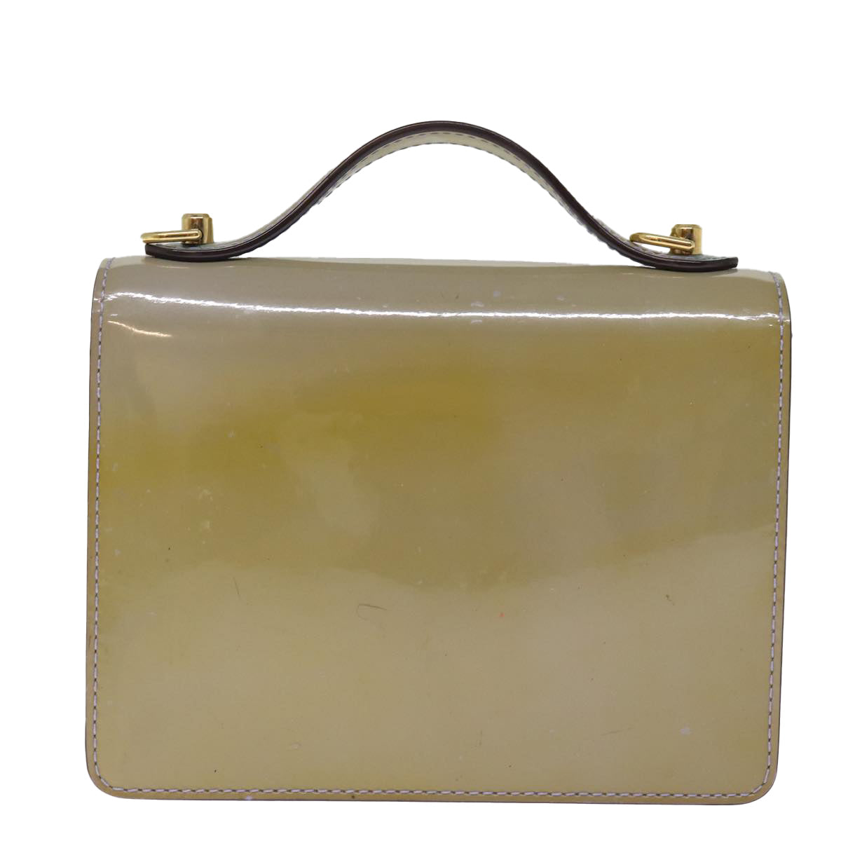 LOUIS VUITTON Monogram Vernis Monceau BB Hand Bag 2way Lila LV Auth 76912