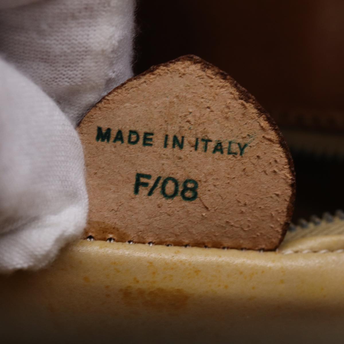 CELINE Macadam Canvas Shoulder Bag PVC Leather Brown Auth 77199