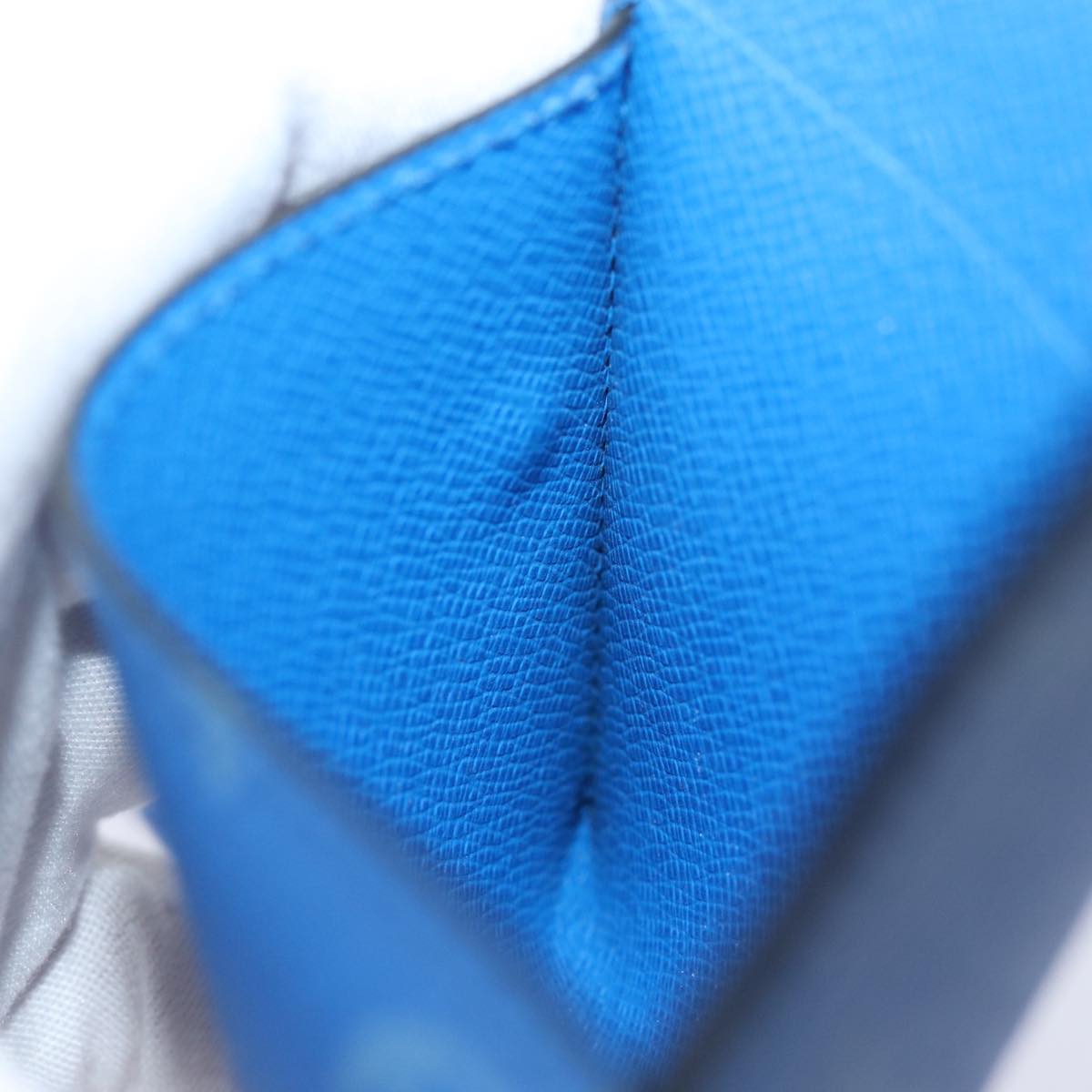 LOUIS VUITTON Monogram Pockets On Strap Card Case Blue M83154 LV Auth 77437SAM
