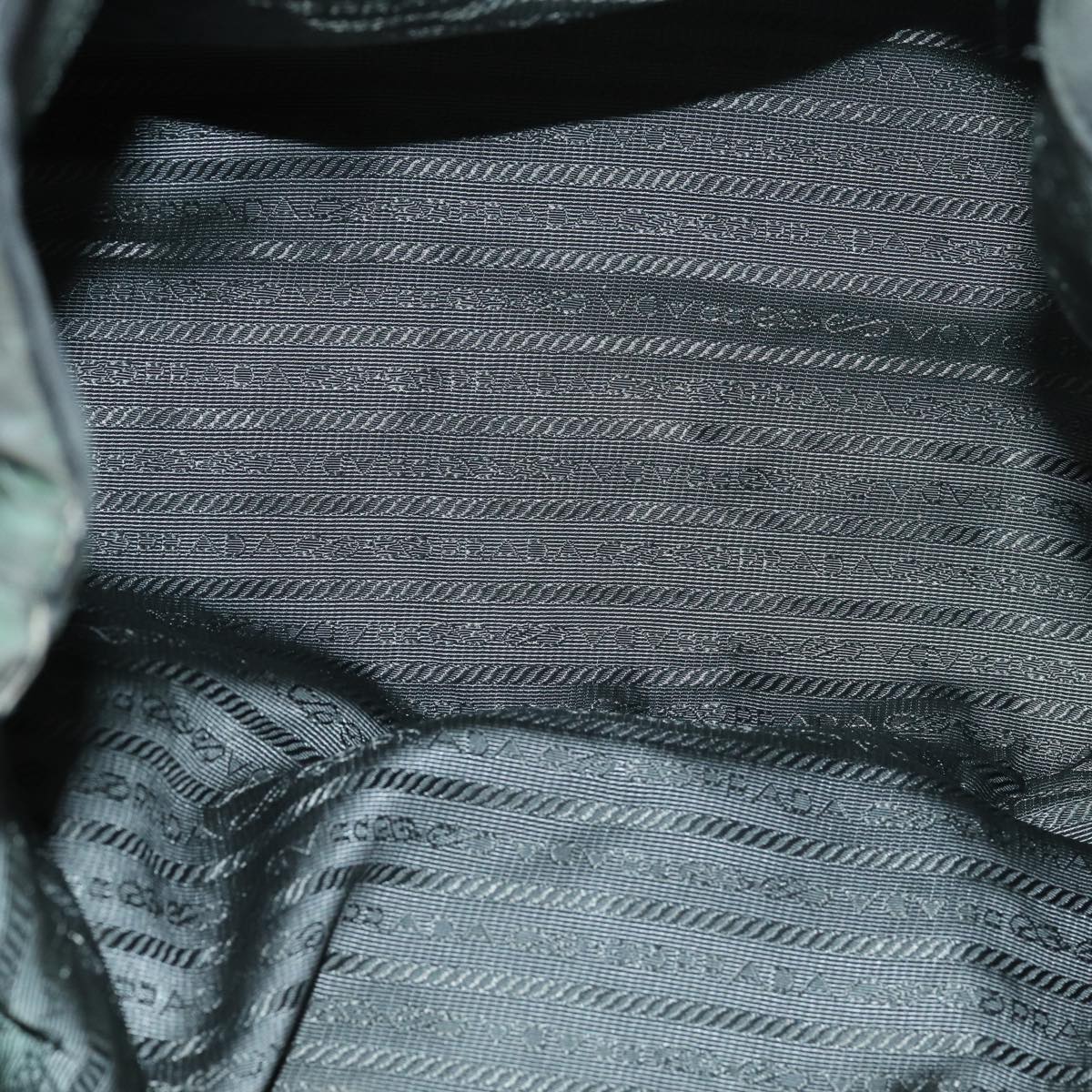 PRADA Hand Bag Nylon 2way Khaki Auth 77763