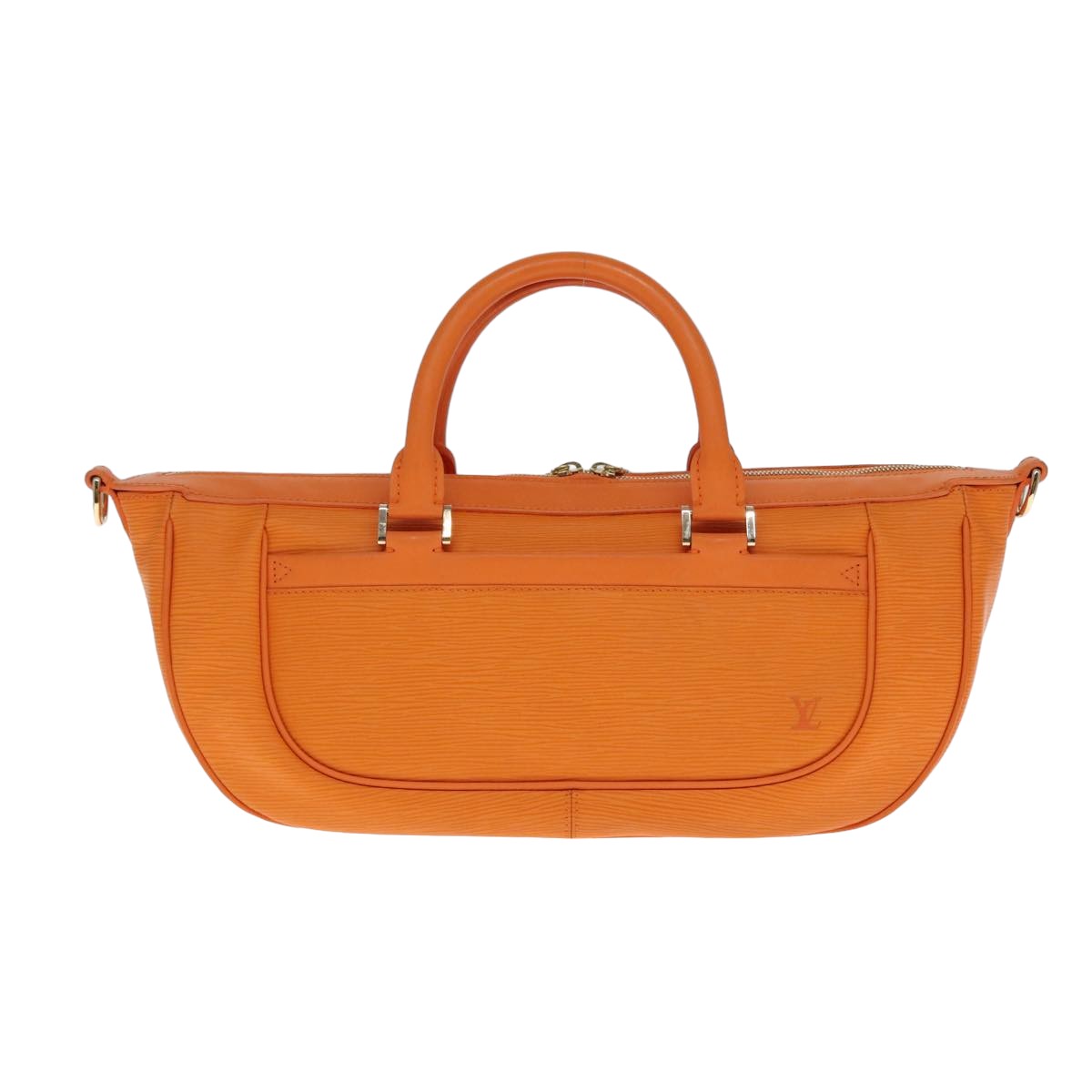 LOUIS VUITTON Epi Danura GM Hand Bag Orange Mandarin M5890H LV Auth 77879V