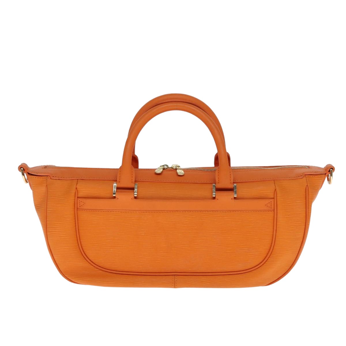 LOUIS VUITTON Epi Danura GM Hand Bag Orange Mandarin M5890H LV Auth 77879V