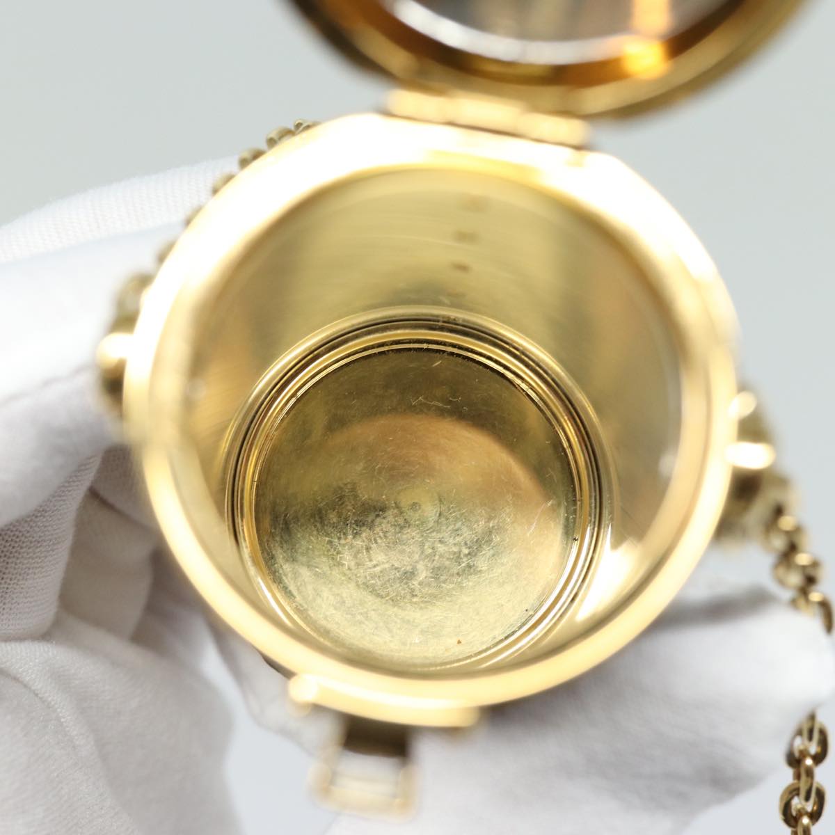 LOUIS VUITTON Monogram Lipstick Case Cosmetic Pouch MP2406 LV Auth 78001A