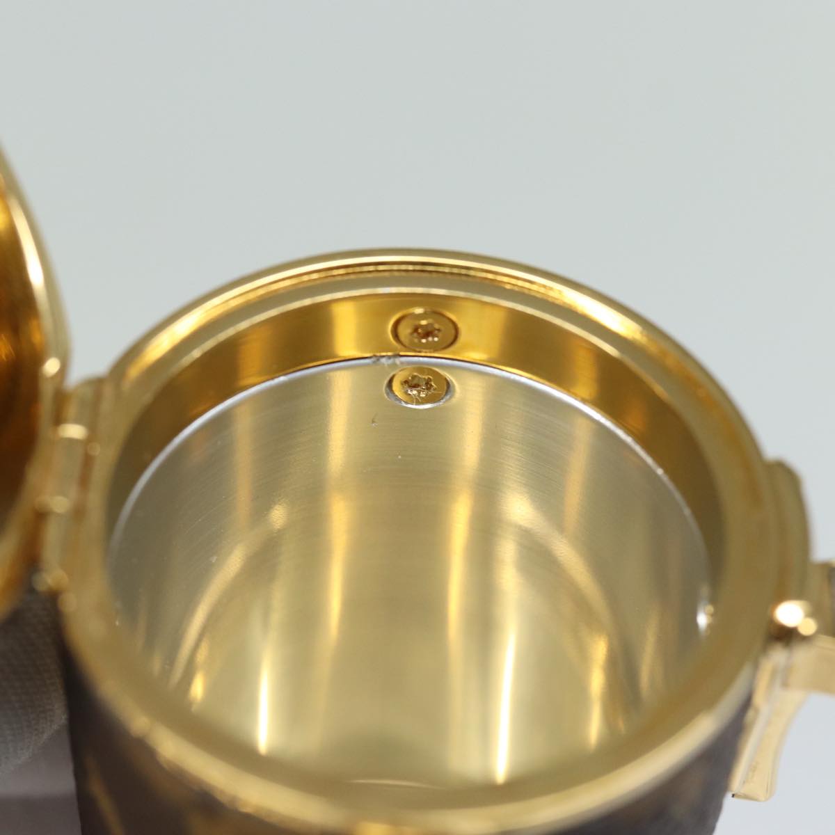 LOUIS VUITTON Monogram Lipstick Case Cosmetic Pouch MP2406 LV Auth 78001A