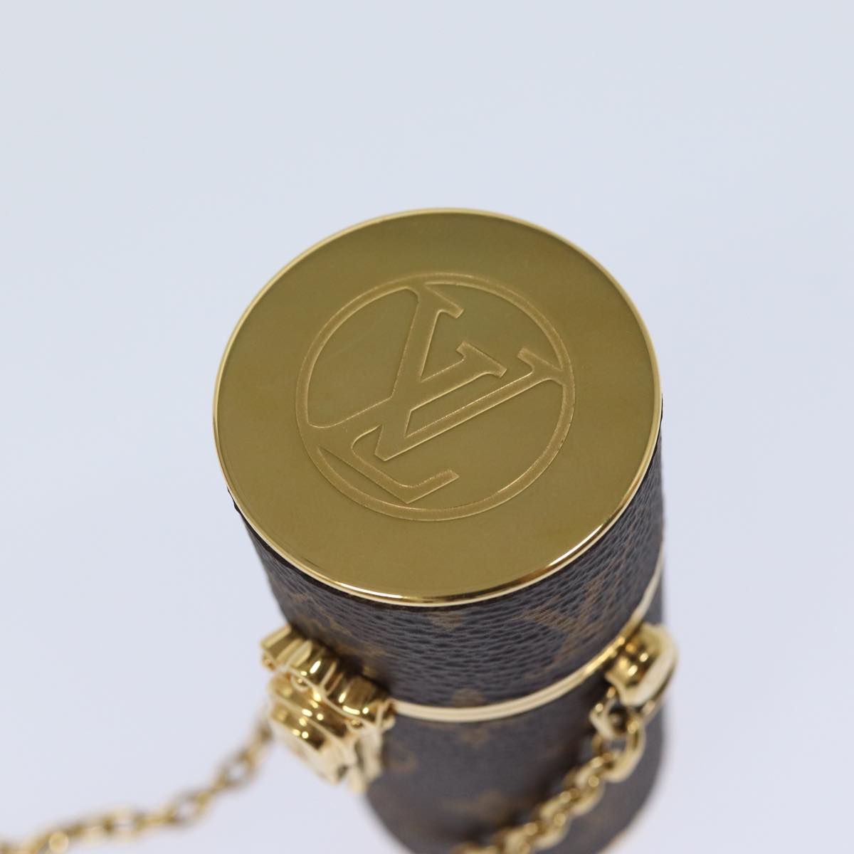 LOUIS VUITTON Monogram Lipstick Case Cosmetic Pouch MP2406 LV Auth 78001A